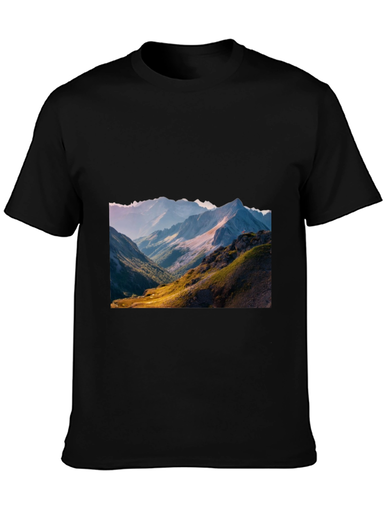 Mountain View Graphic Tee - Black