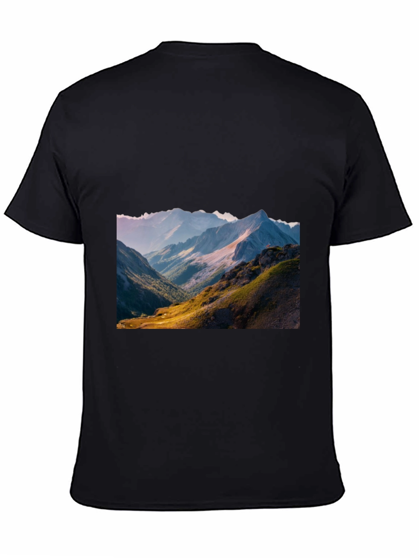 Mountain View Graphic Tee - Black