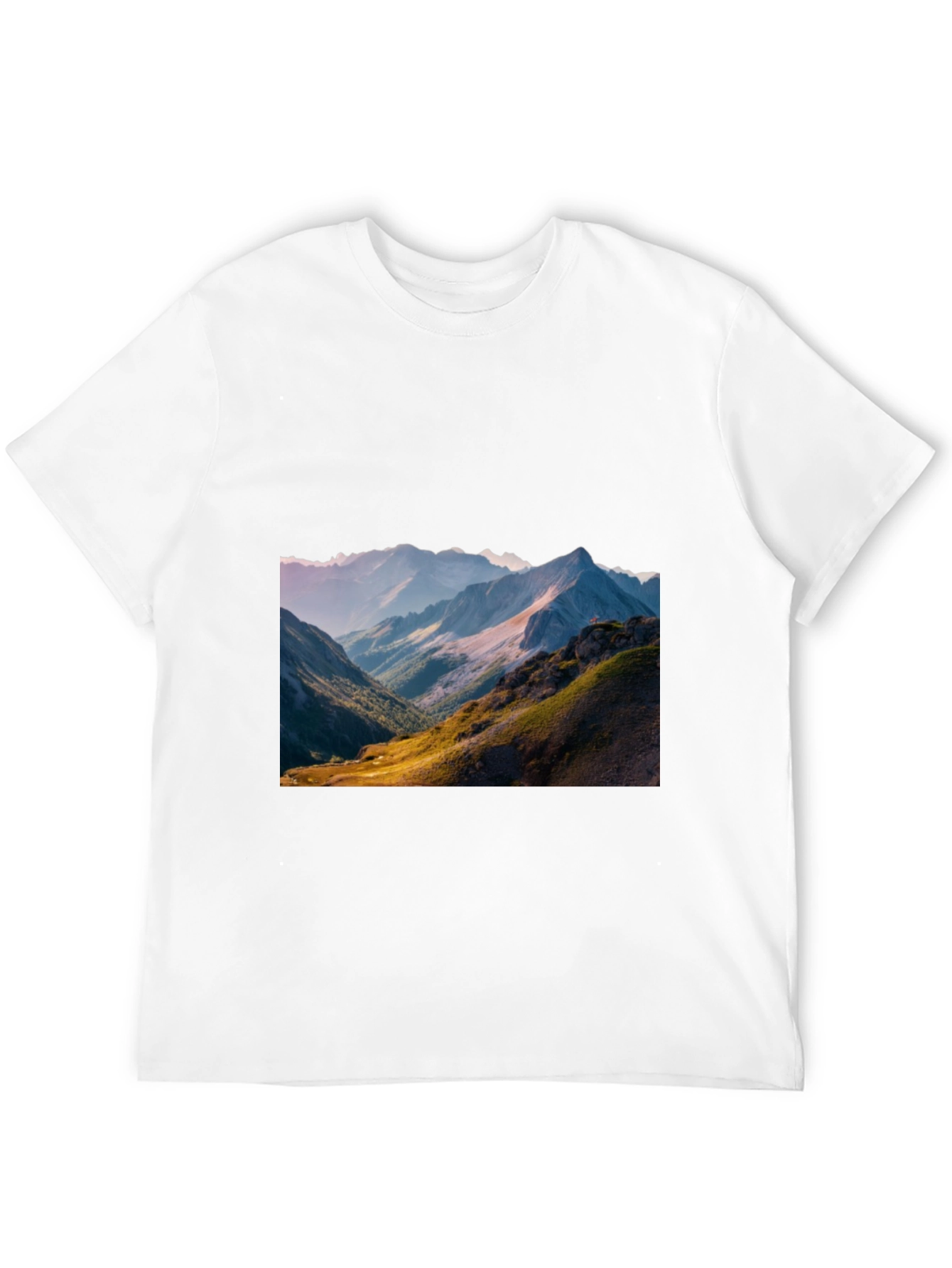 Mountain View Graphic Tee - Black