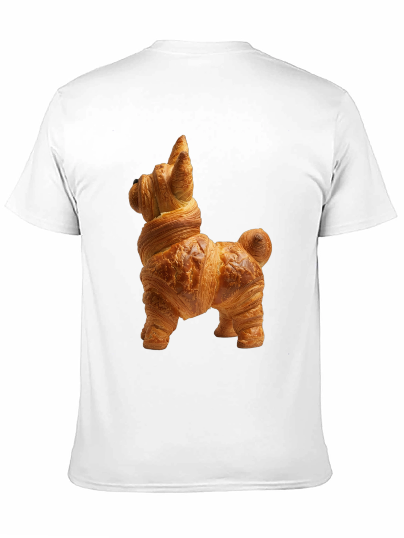 Croissant Dog T-Shirt - Funny Pastry Tee
