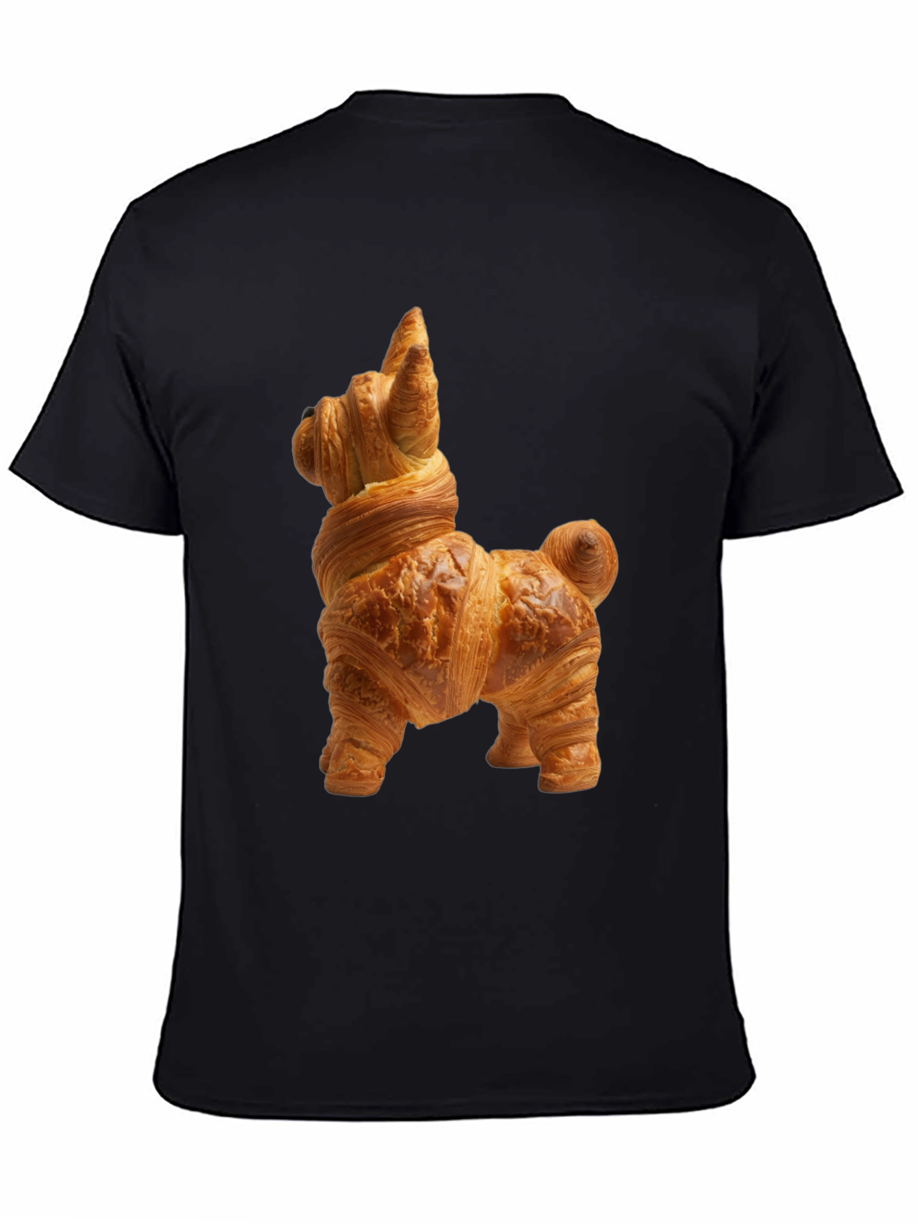 Croissant Dog T-Shirt - Funny Pastry Tee
