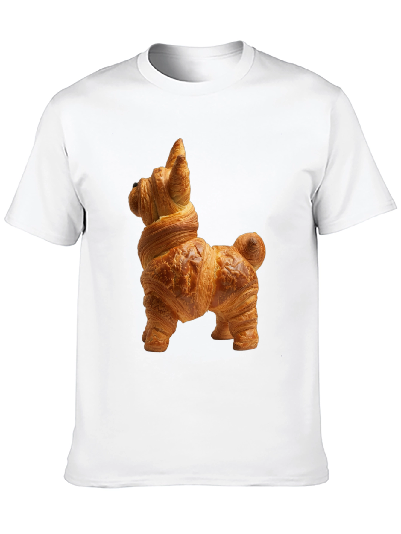 Croissant Dog T-Shirt - Funny Pastry Tee