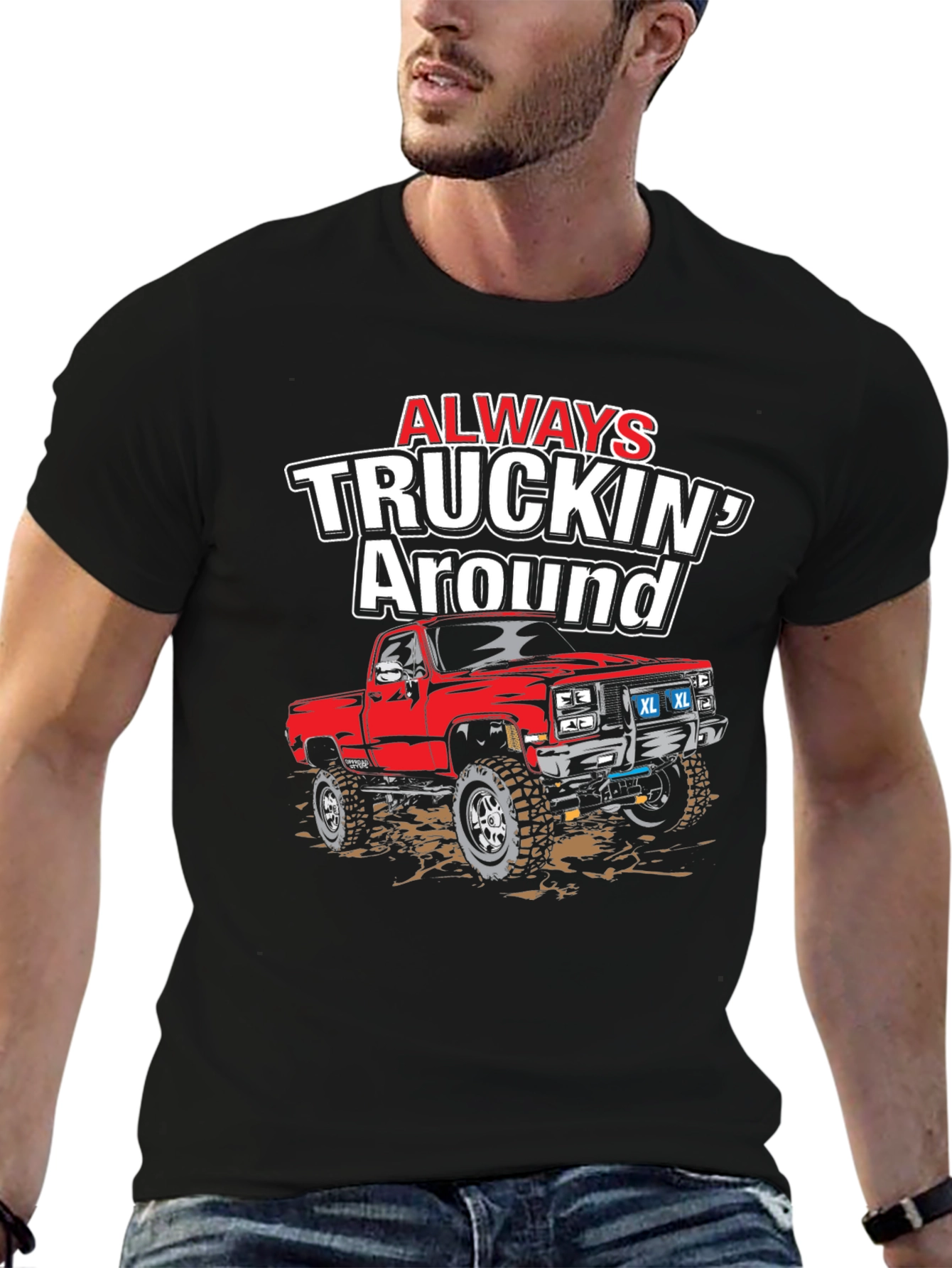 Always Truckin Around Graphic T-Shirt