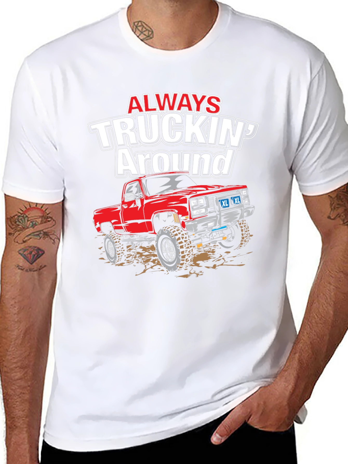 Always Truckin Around Graphic T-Shirt