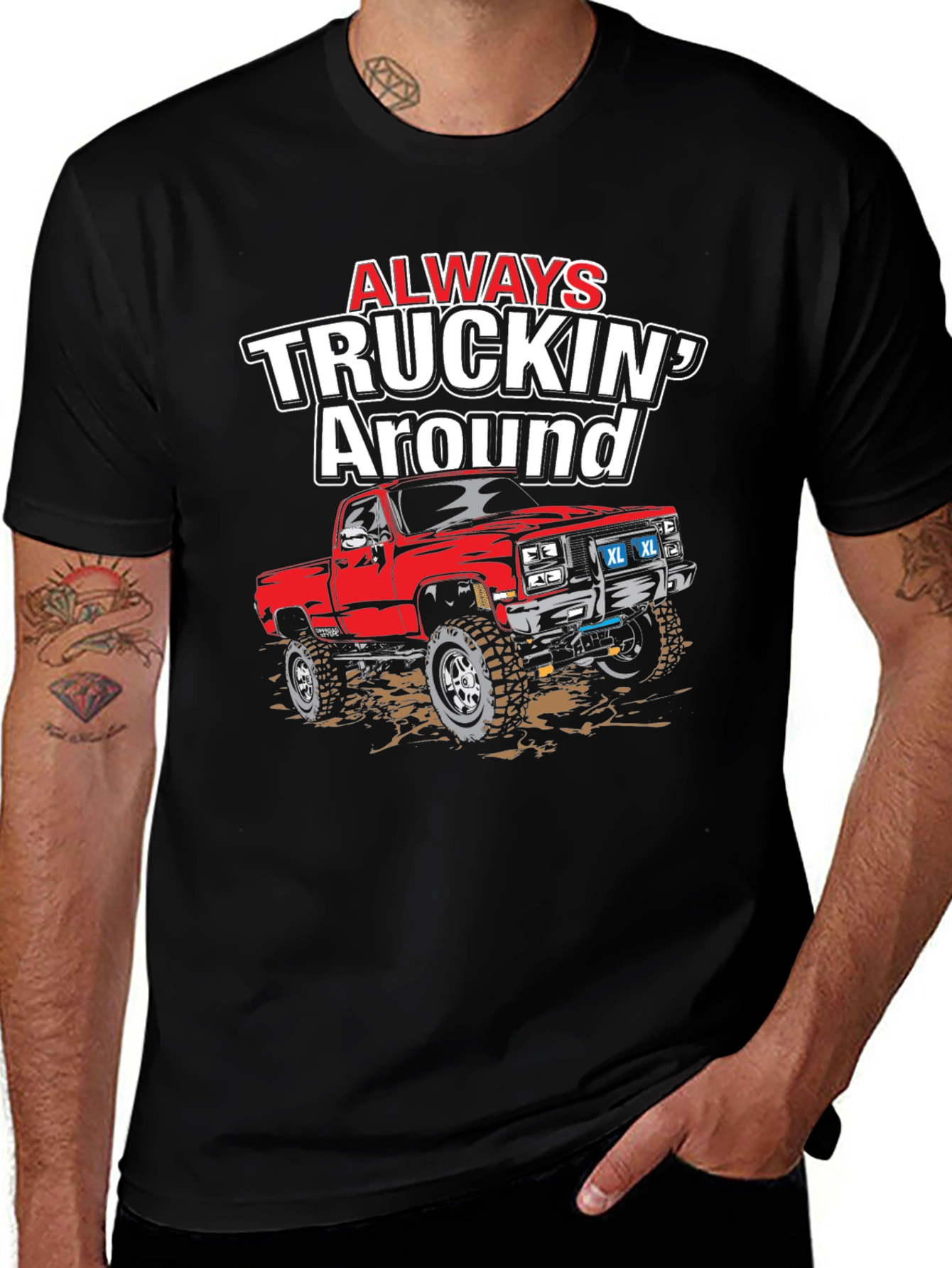 Always Truckin Around Graphic T-Shirt