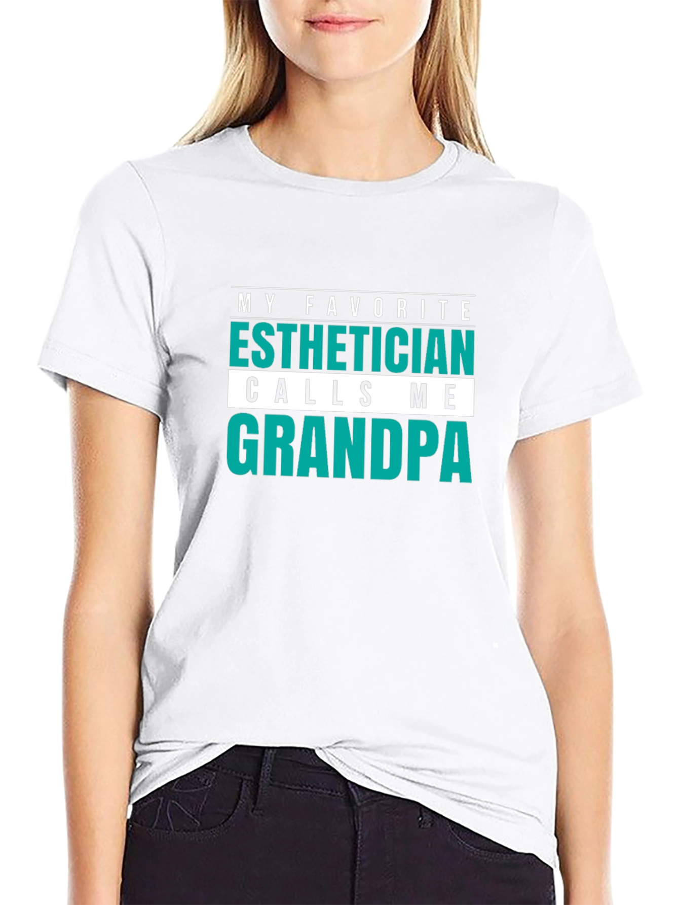 Esthetician Grandpa T-Shirt - Funny Grandfather Gift