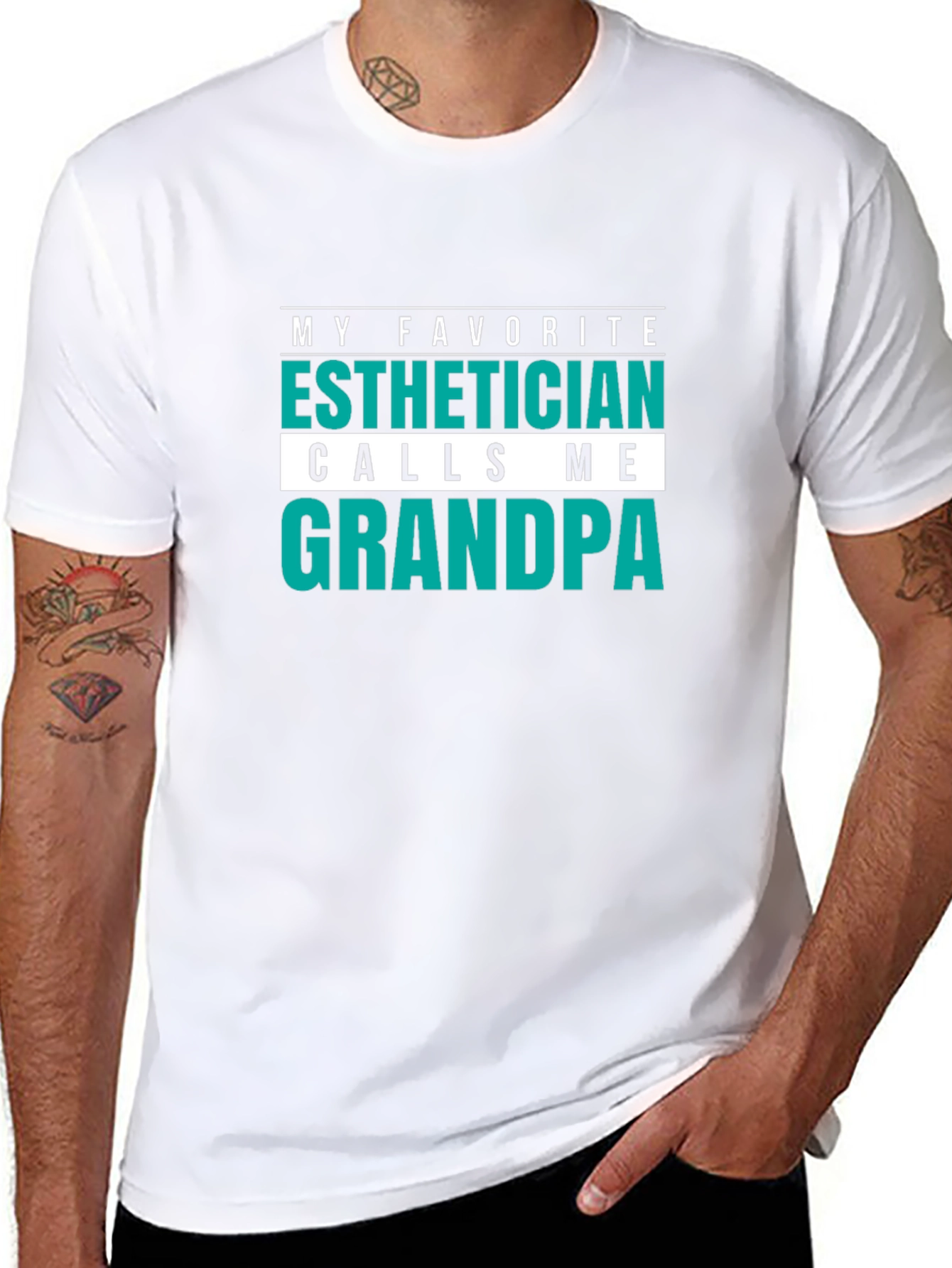 Esthetician Grandpa T-Shirt - Funny Grandfather Gift
