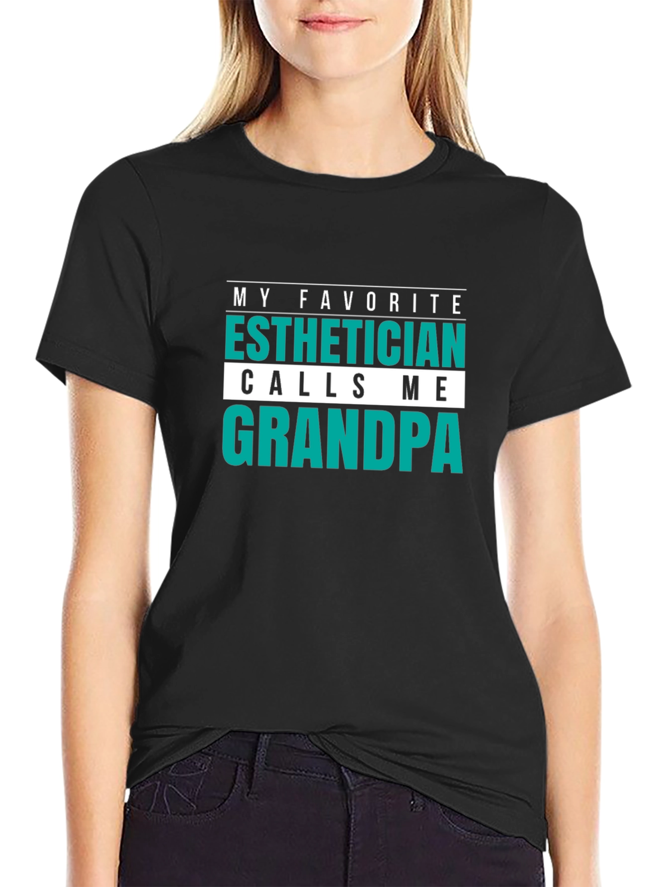 Esthetician Grandpa T-Shirt - Funny Grandfather Gift
