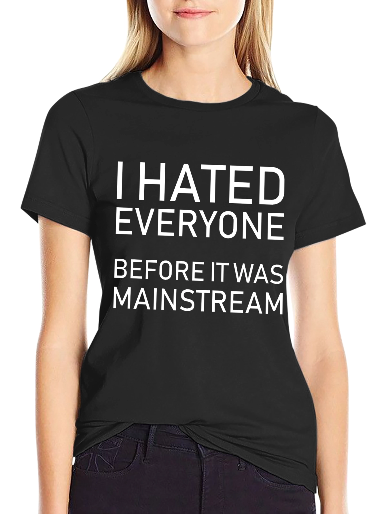 I Hated Everyone Black Graphic T-Shirt