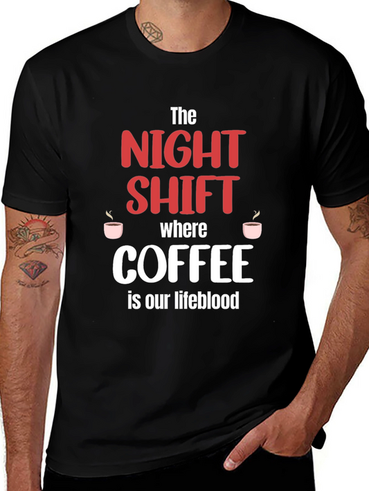 Night Shift Coffee Lifeblood T-Shirt