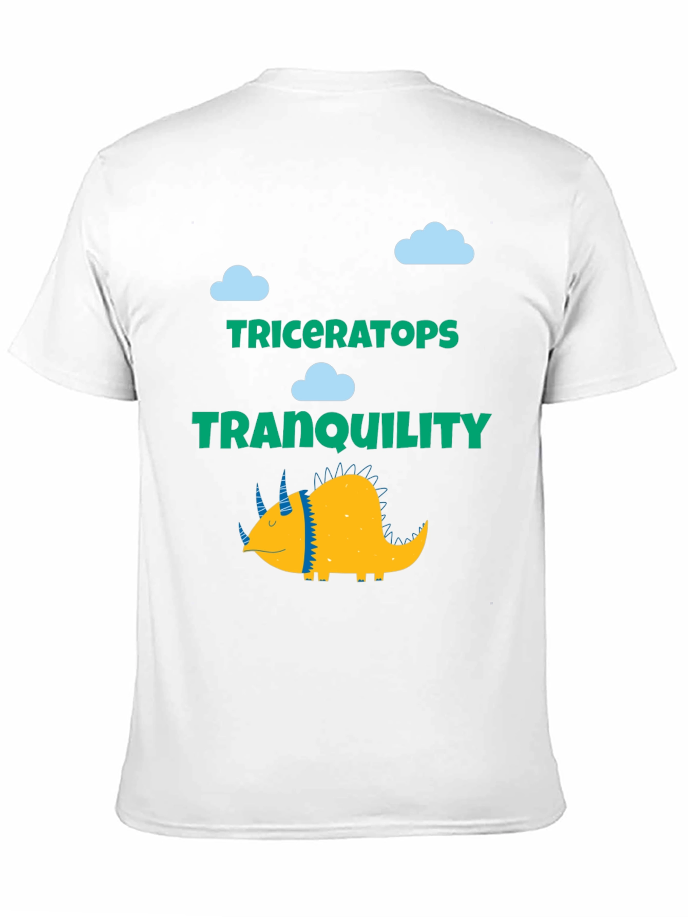 Triceratops Tranquility Graphic Tee