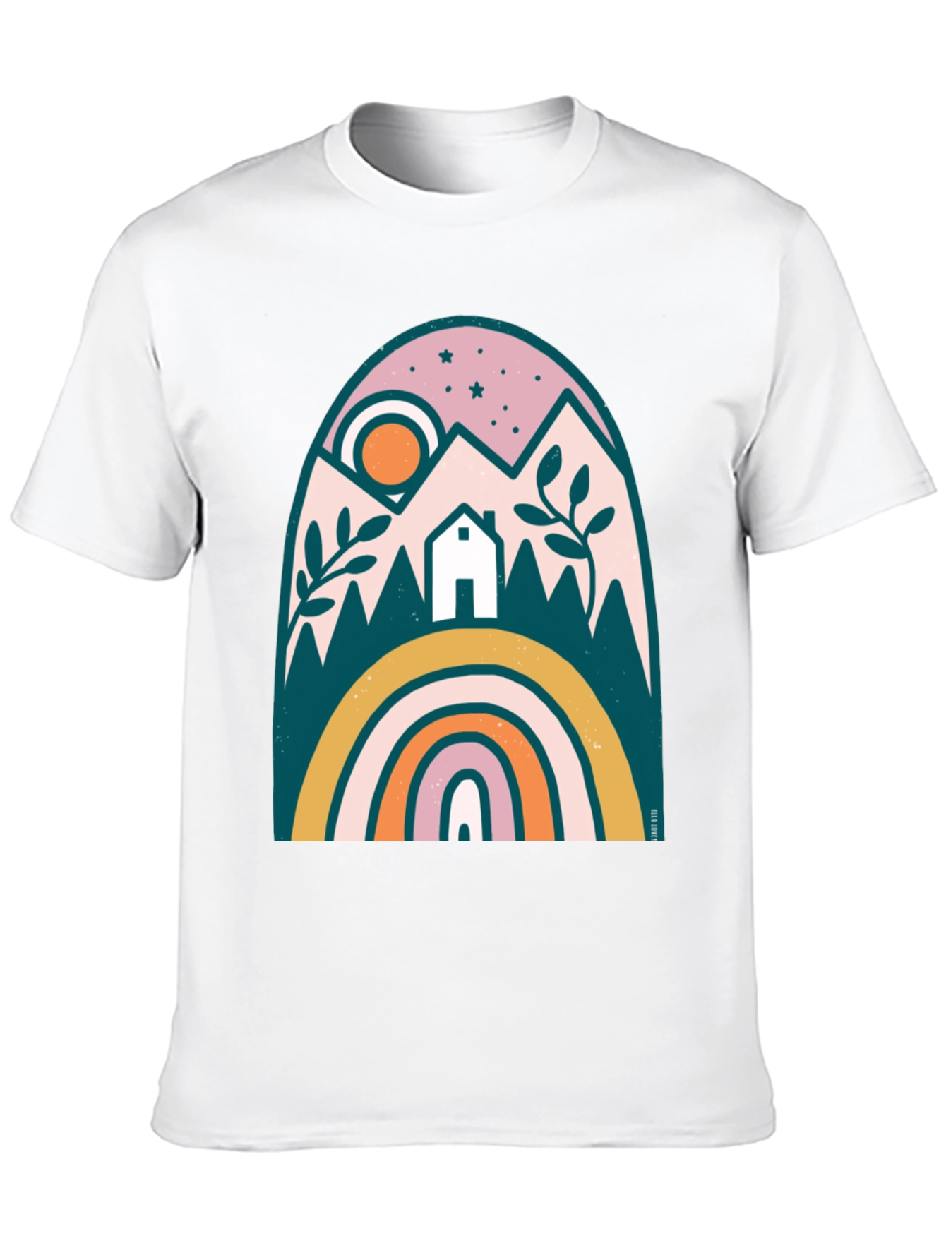 Mountain Rainbow Graphic Tee