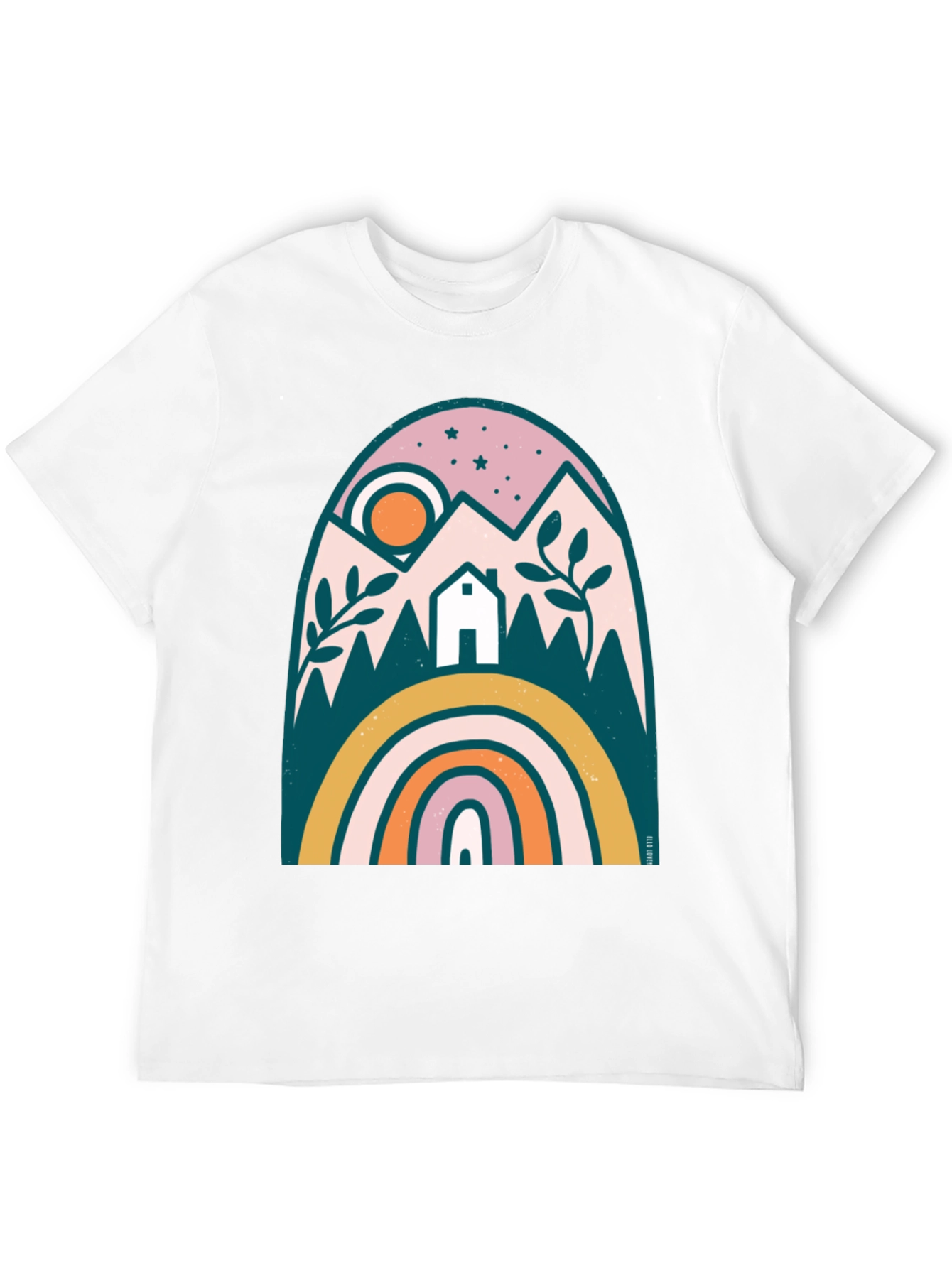Mountain Rainbow Graphic Tee