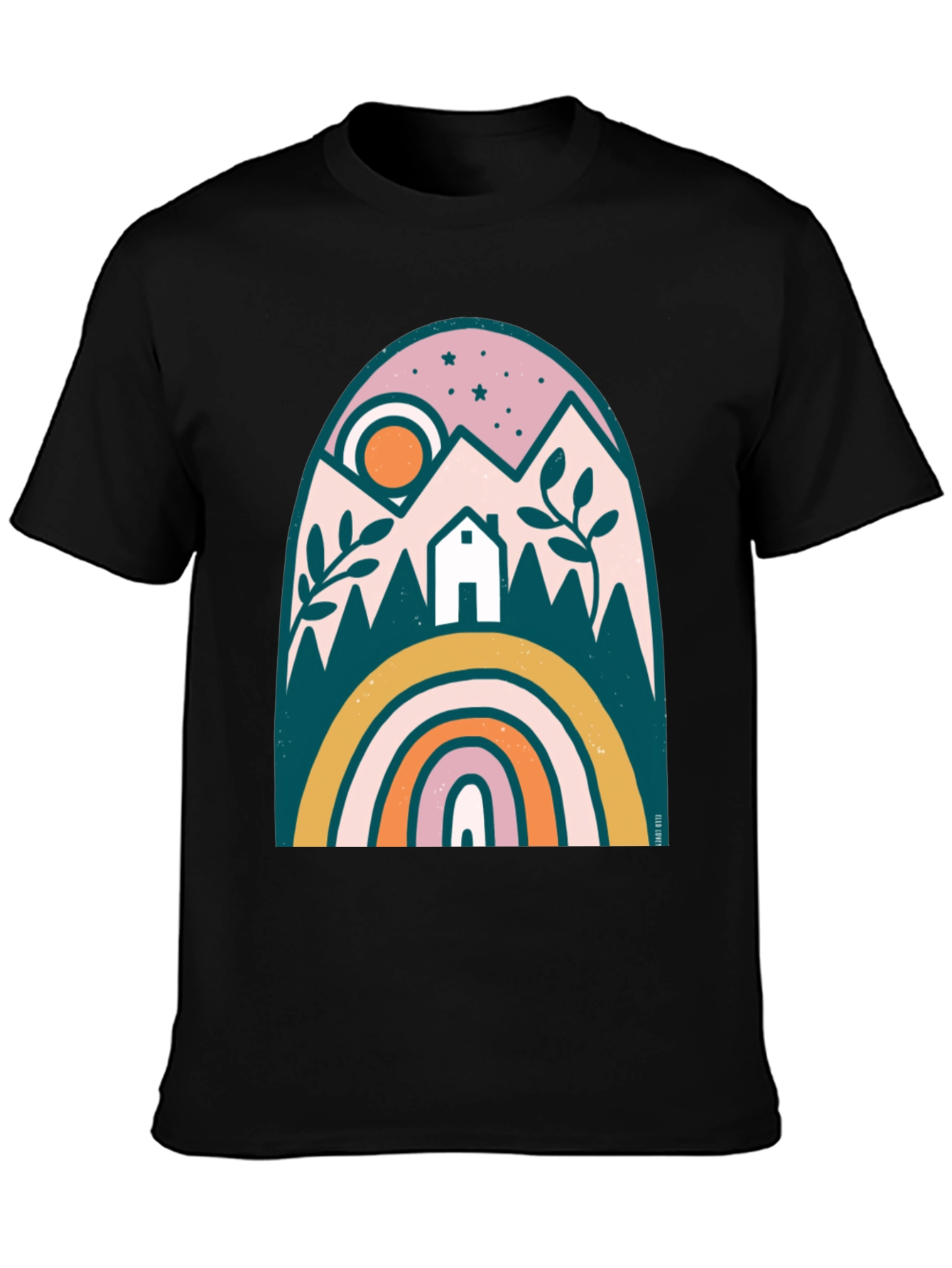 Mountain Rainbow Graphic Tee