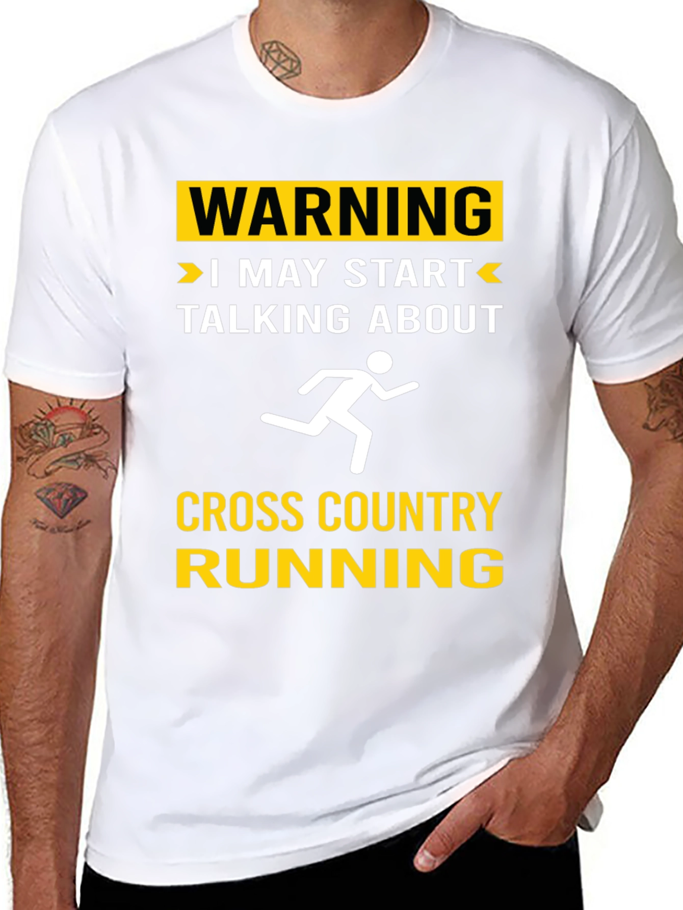 Warning Cross Country Running T-Shirt