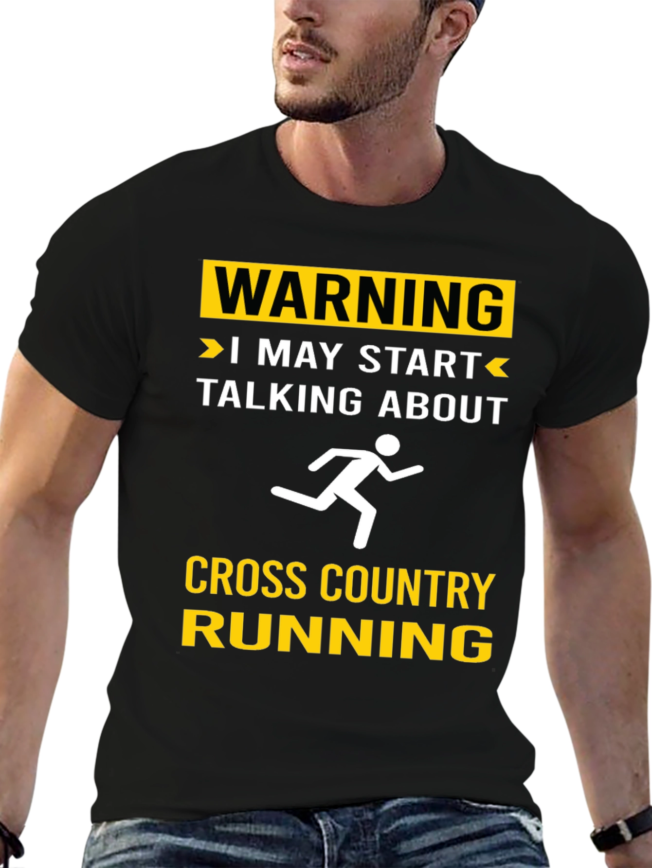 Warning Cross Country Running T-Shirt