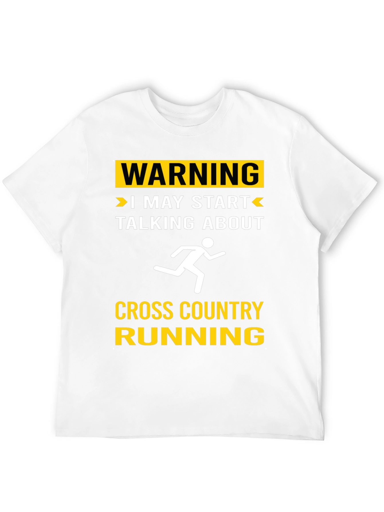 Warning Cross Country Running T-Shirt