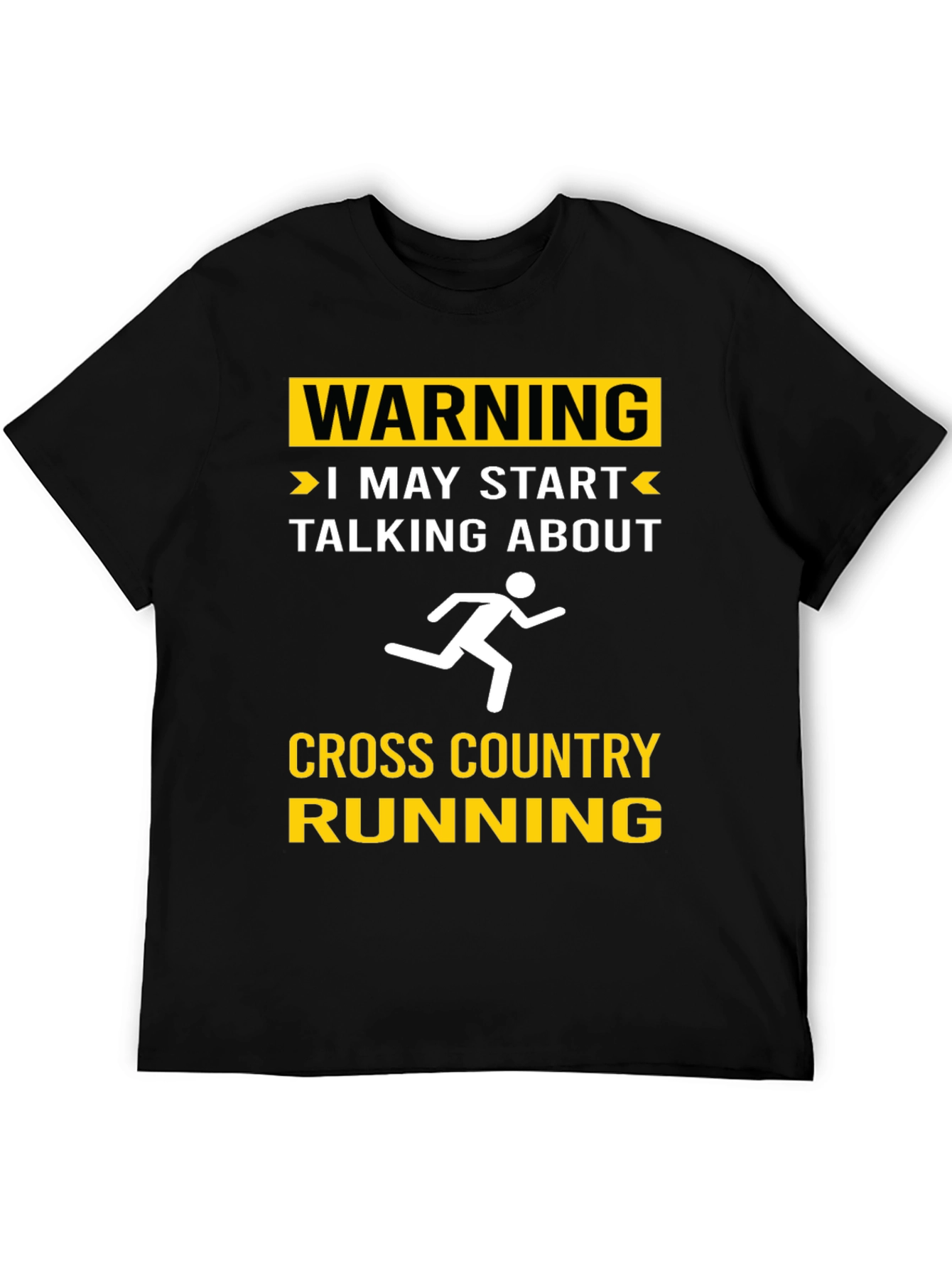 Warning Cross Country Running T-Shirt