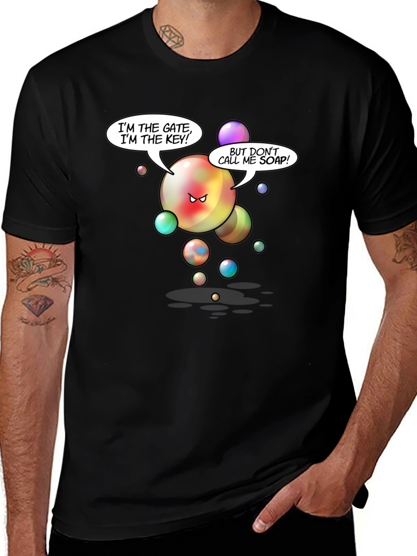 Funny Angry Bubbles T-Shirt