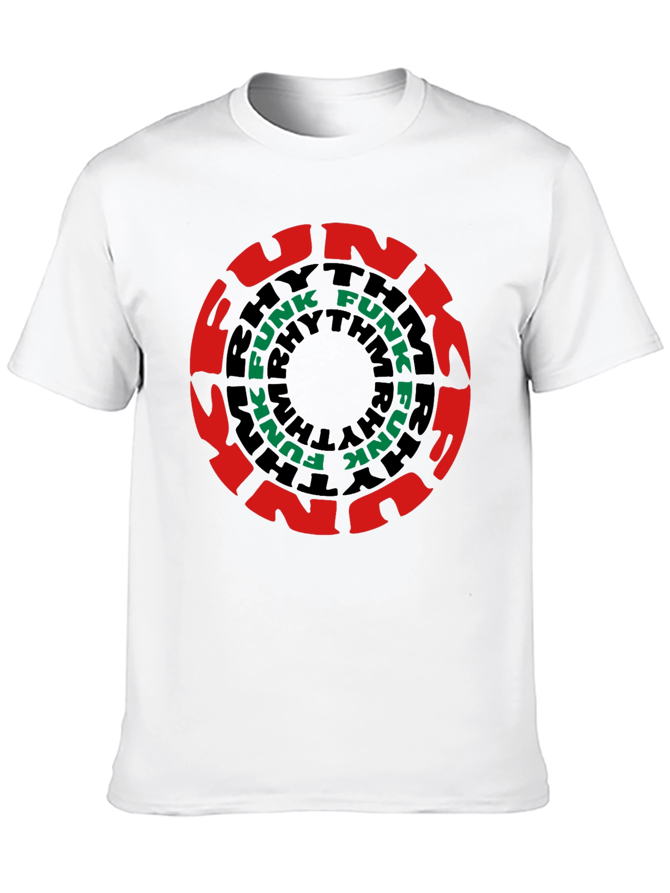 Funk Rhythm Black T-Shirt - Bold Graphic Print