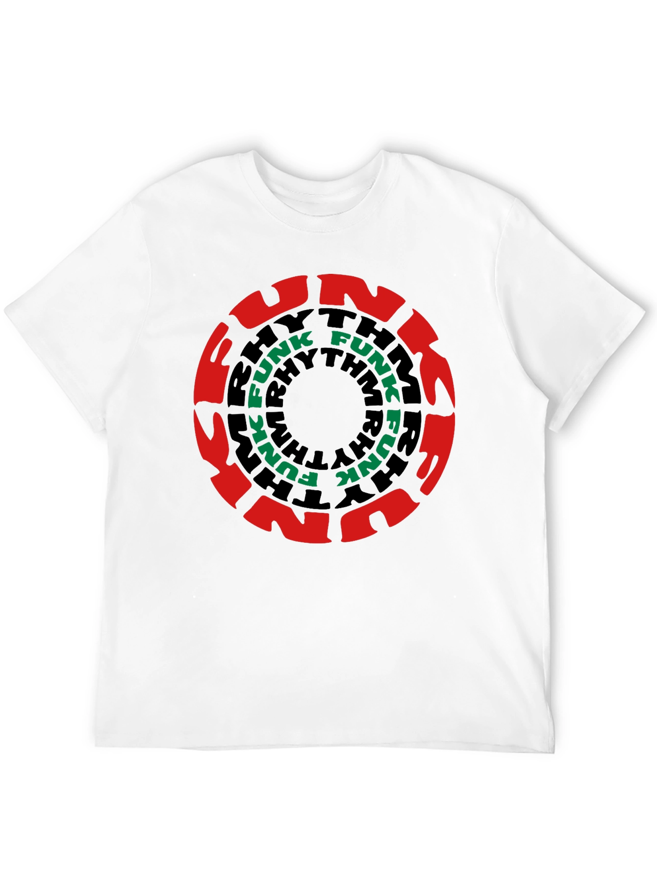 Funk Rhythm Black T-Shirt - Bold Graphic Print
