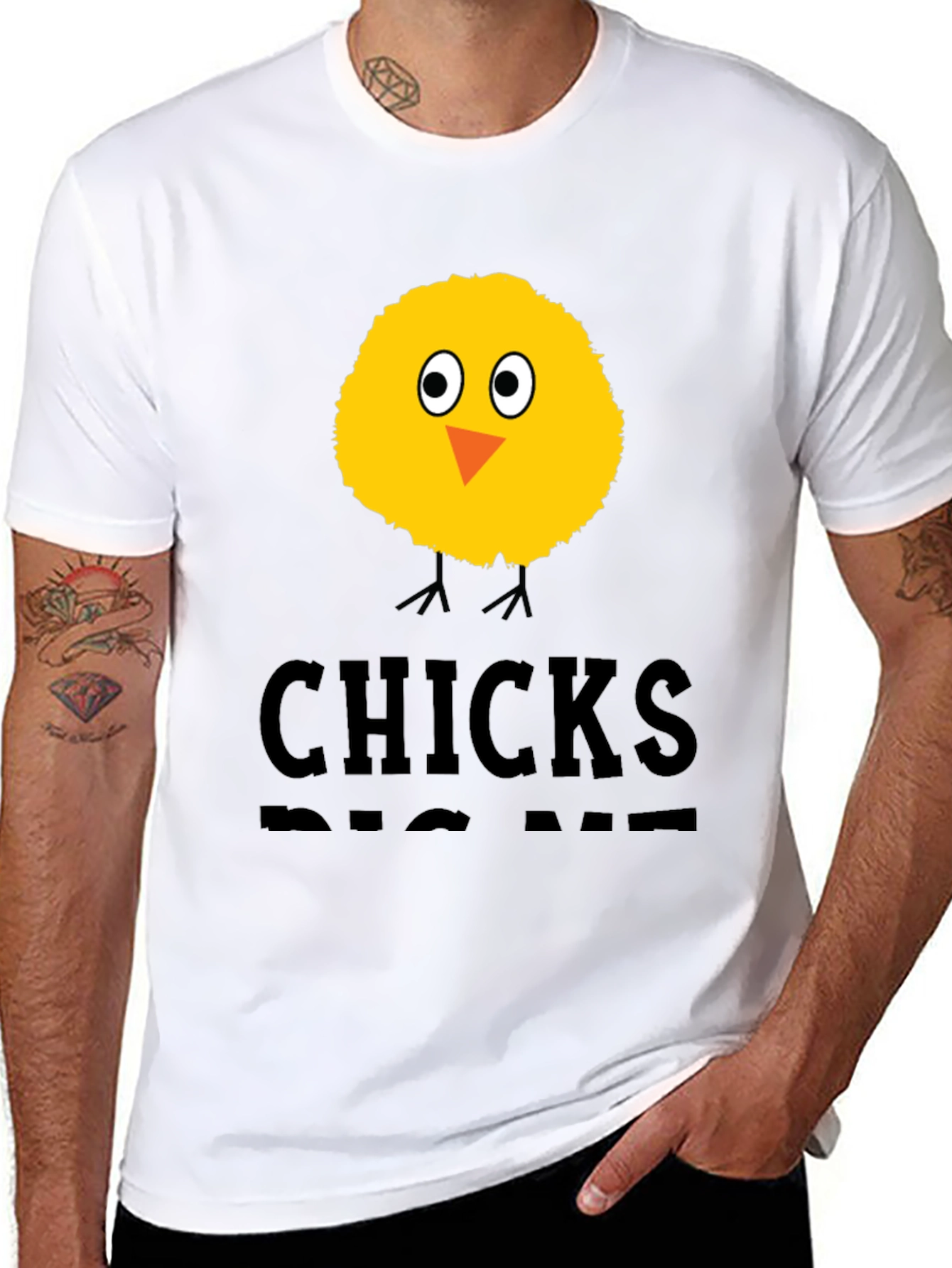 Chicks Dig Me T-Shirt - Novelty Graphic Tee