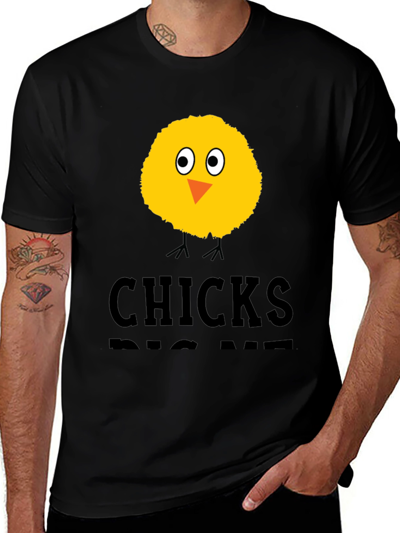 Chicks Dig Me T-Shirt - Novelty Graphic Tee