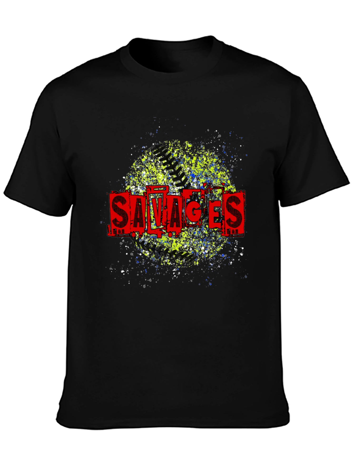 Savages Graphic Print Crew Neck T-Shirt