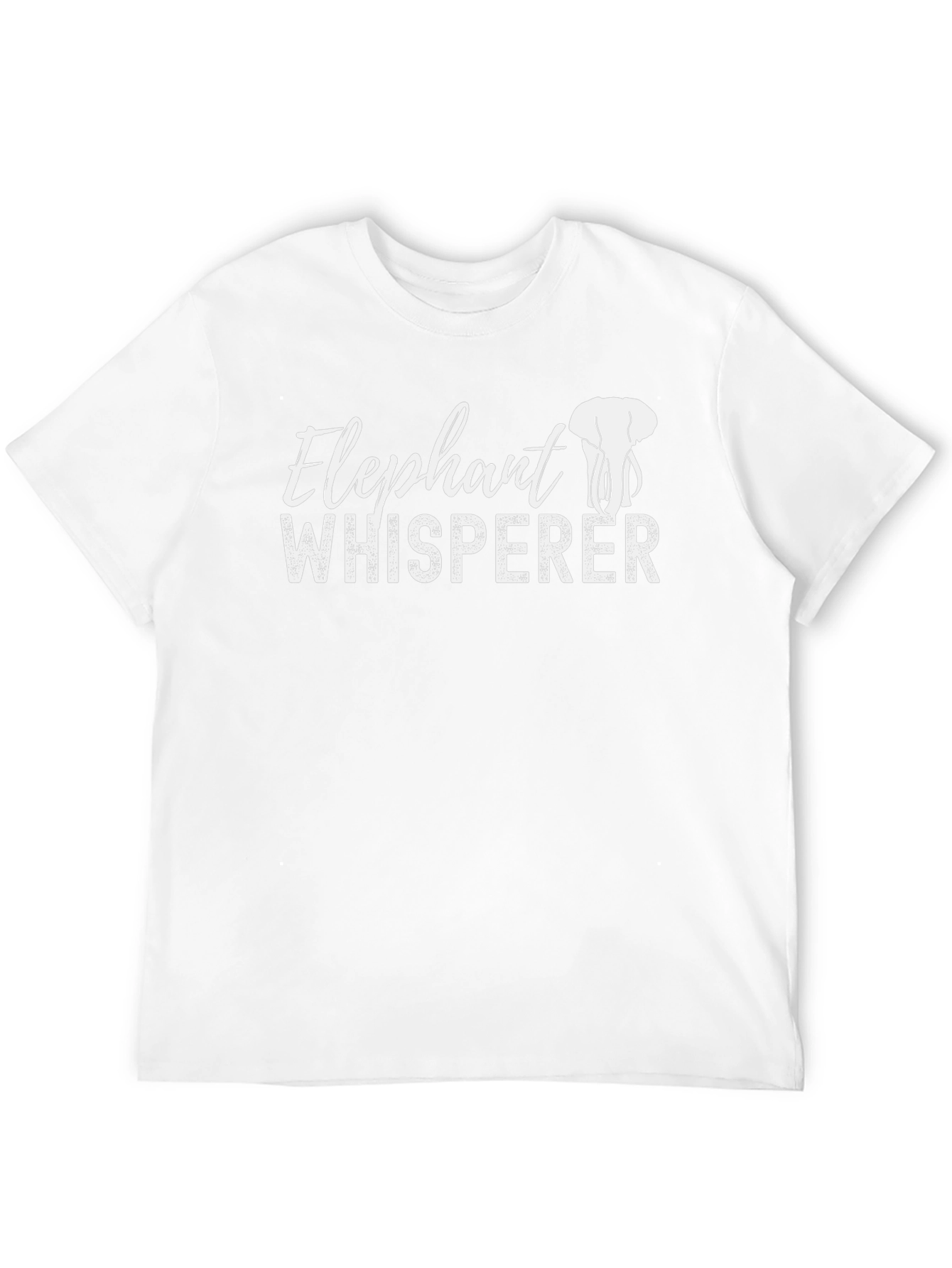 Elephant Whisperer Graphic T-Shirt - Black
