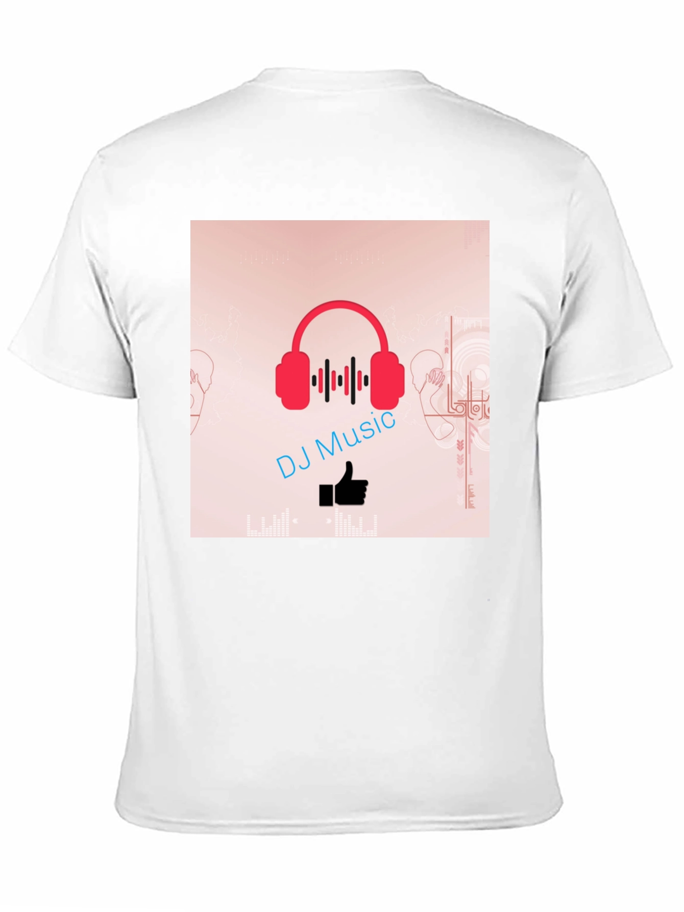 DJ Music Graphic T-Shirt - Trendy Black Tee