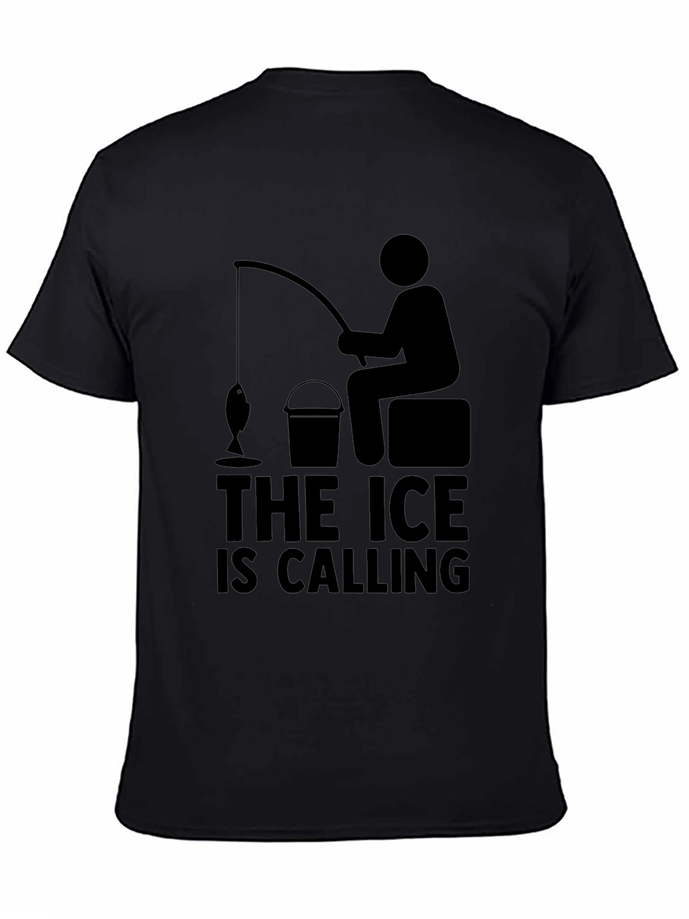 Ice Fishing T-Shirt: The Ice is Calling