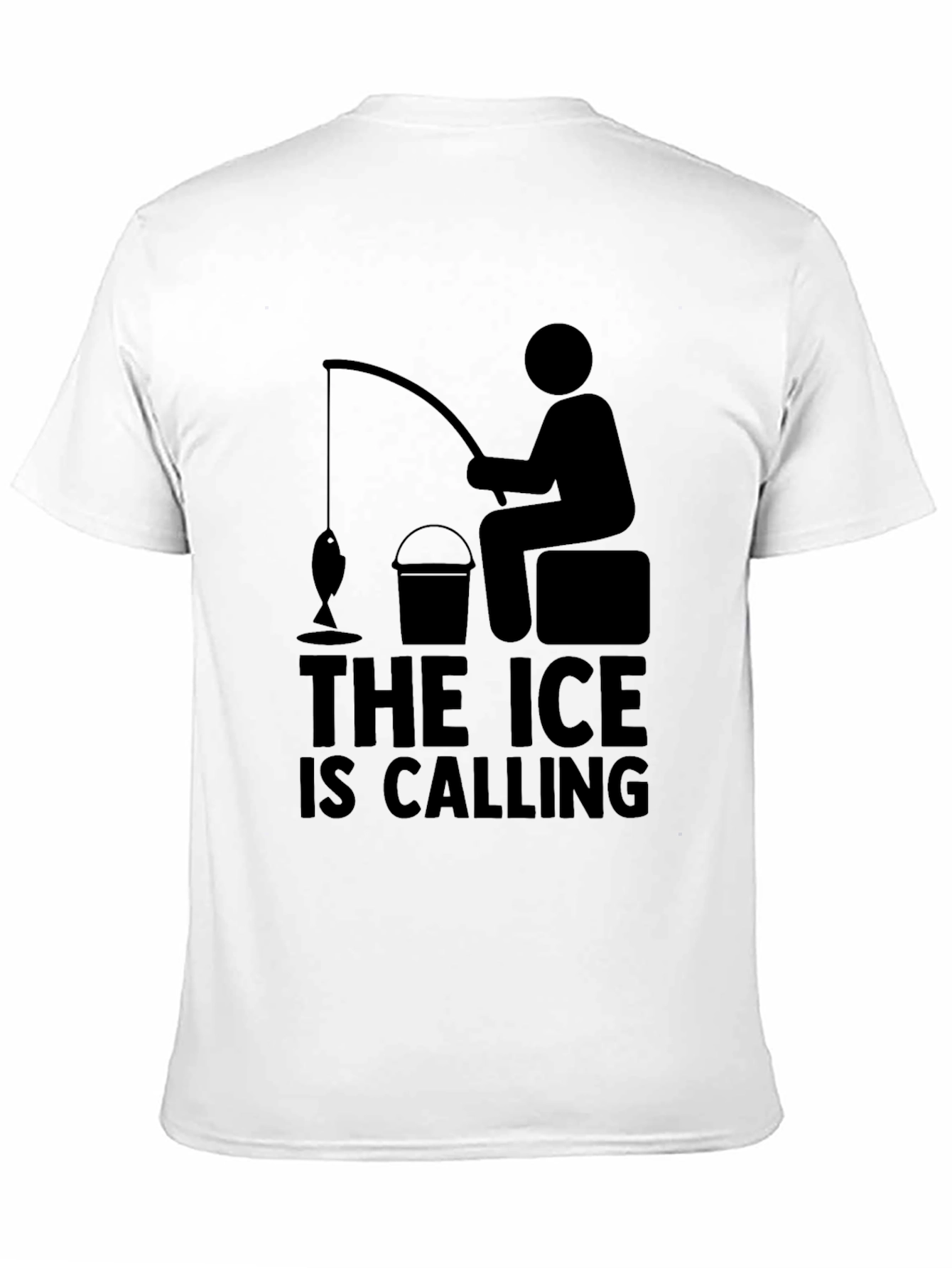 Ice Fishing T-Shirt: The Ice is Calling