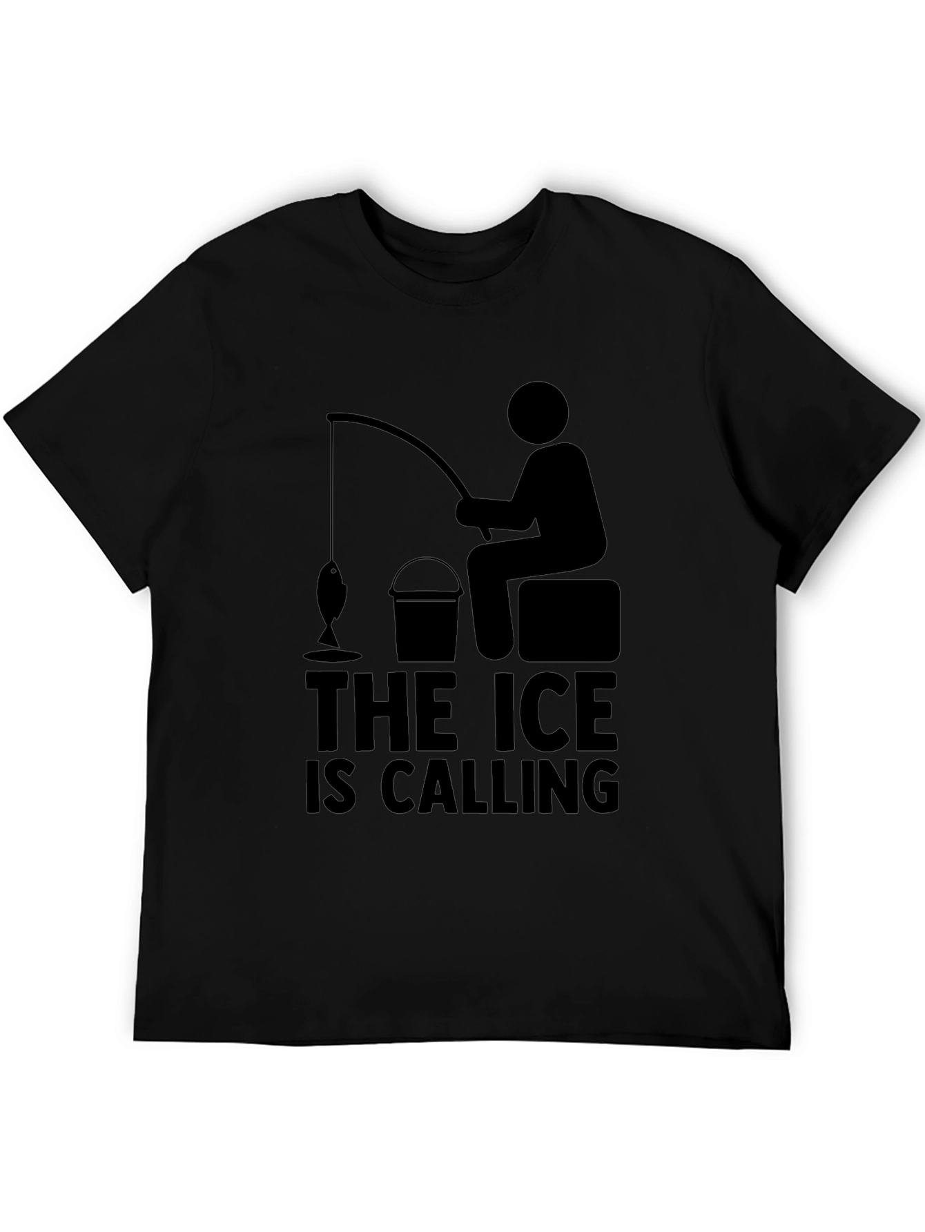 Ice Fishing T-Shirt: The Ice is Calling