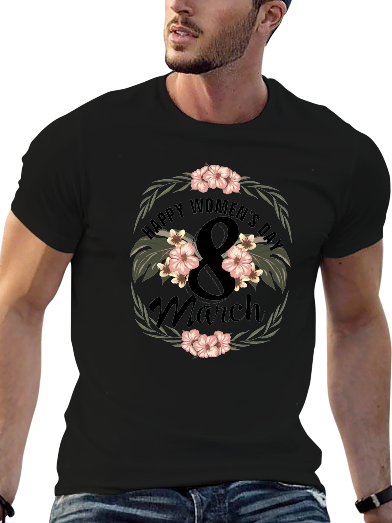Womens Day Floral T-Shirt - March 8