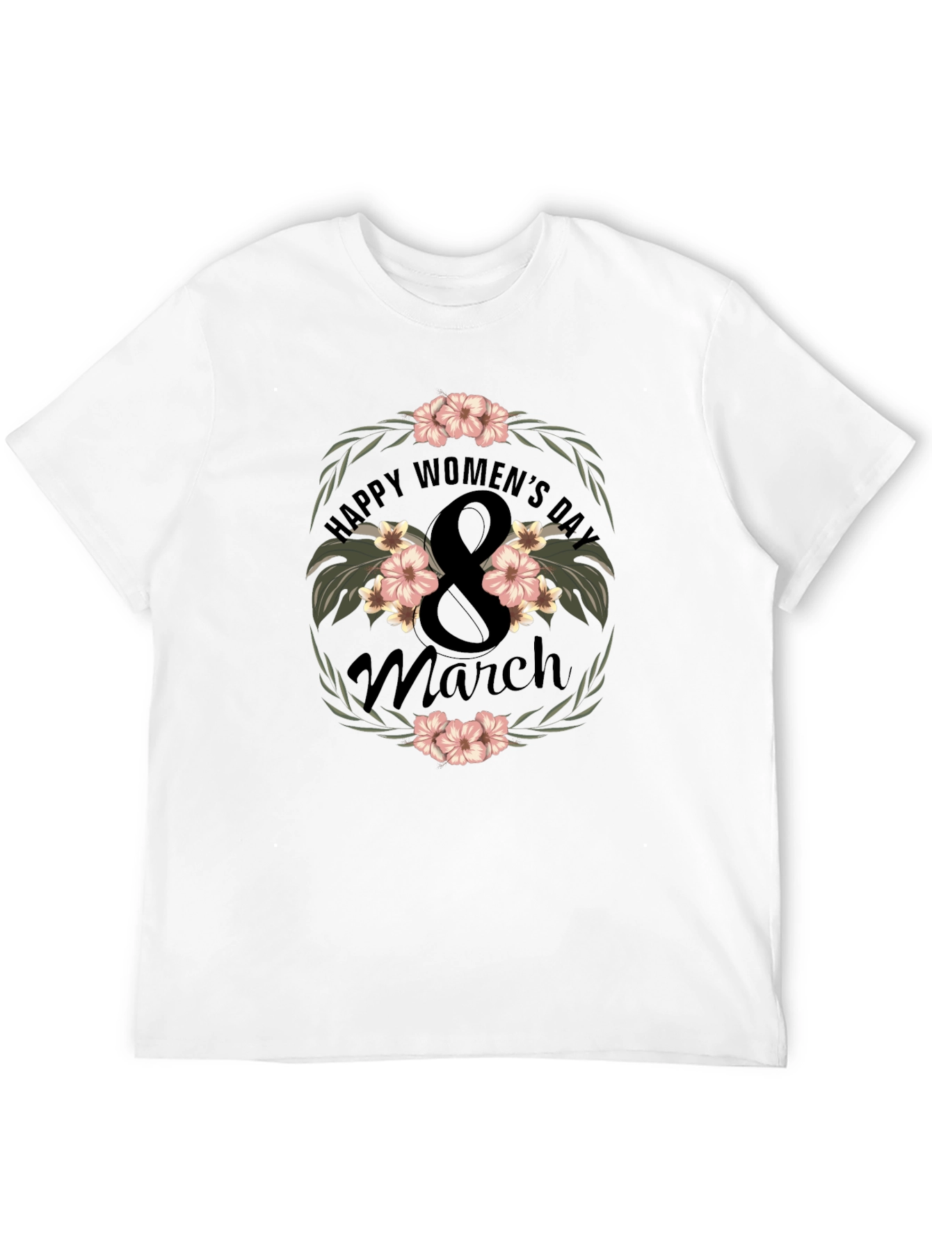 Womens Day Floral T-Shirt - March 8