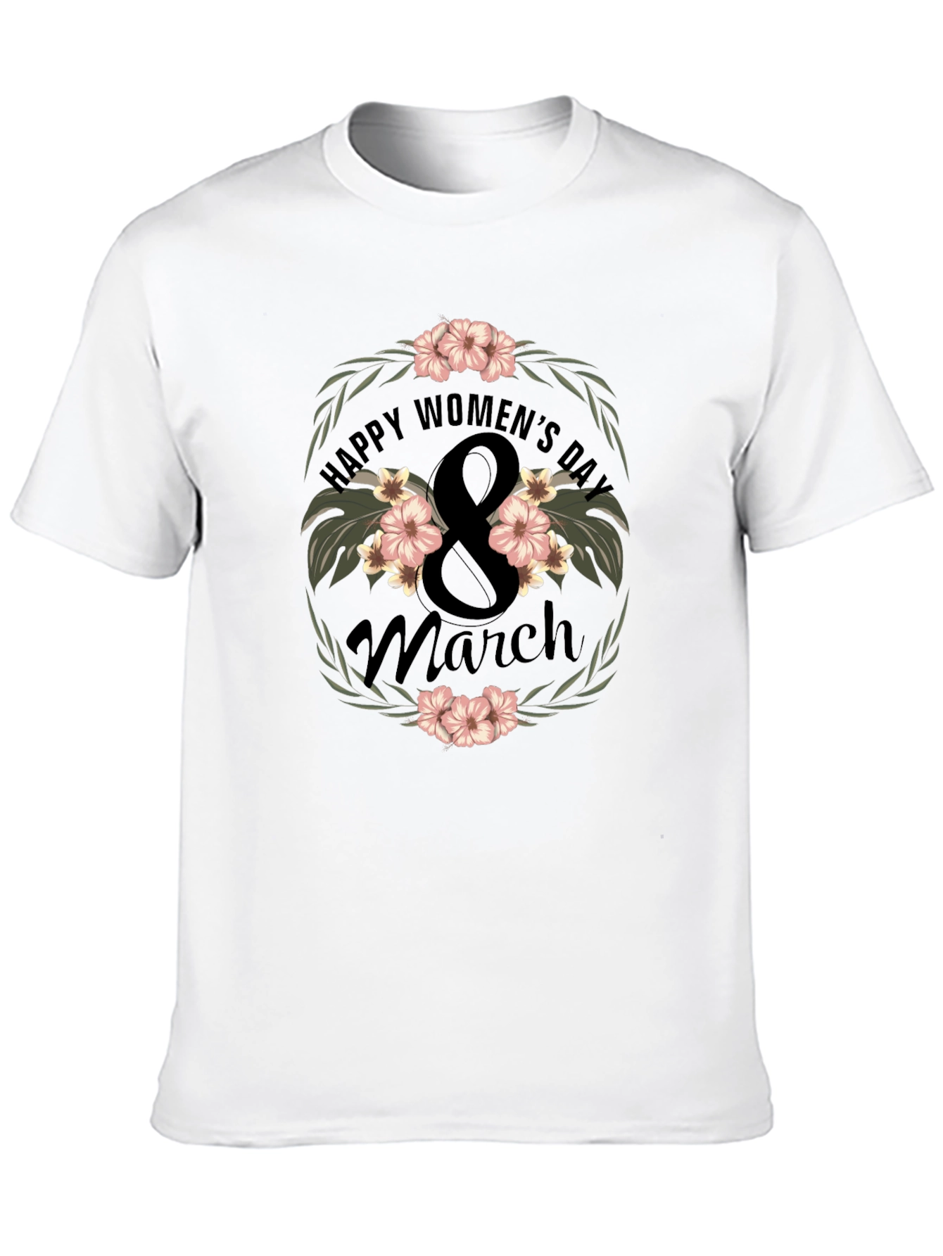 Womens Day Floral T-Shirt - March 8