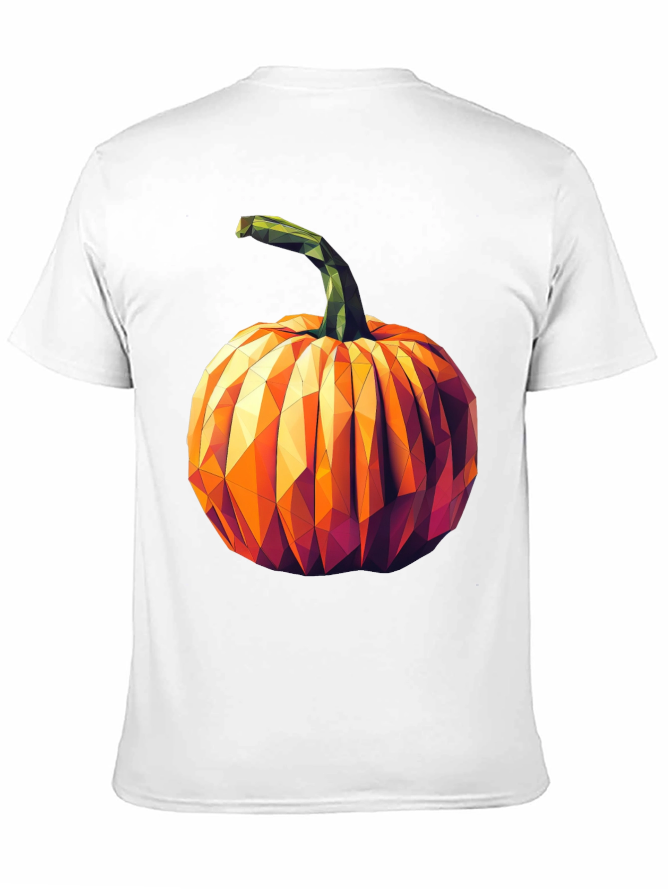 Geometric Pumpkin Halloween T-Shirt
