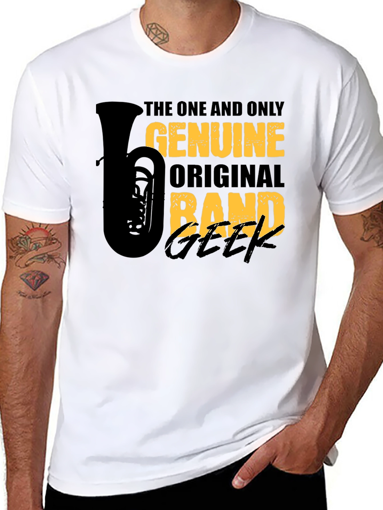 Original Band Geek Tee - Music Lovers Shirt
