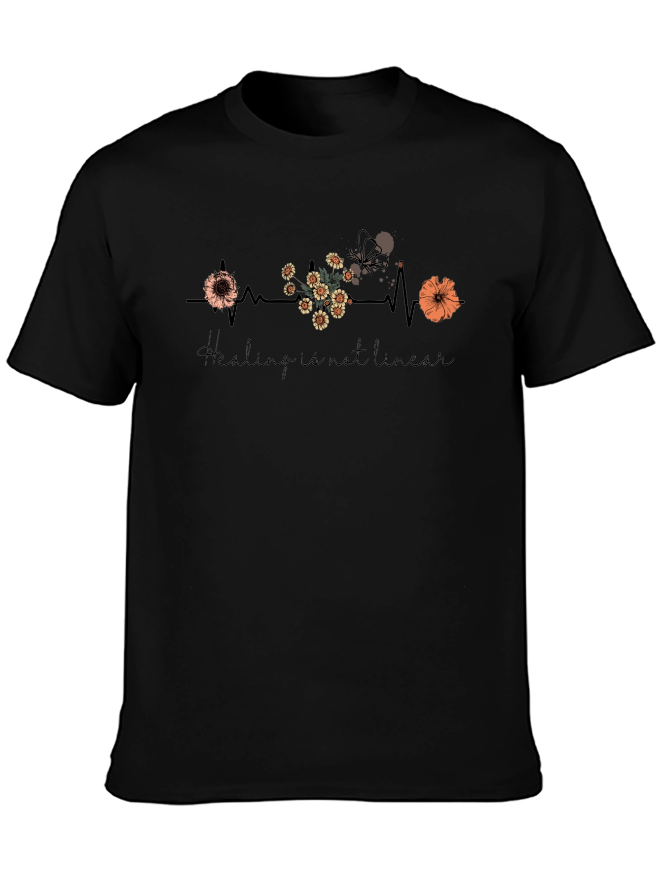 Healing Is Not Linear Graphic T-Shirt