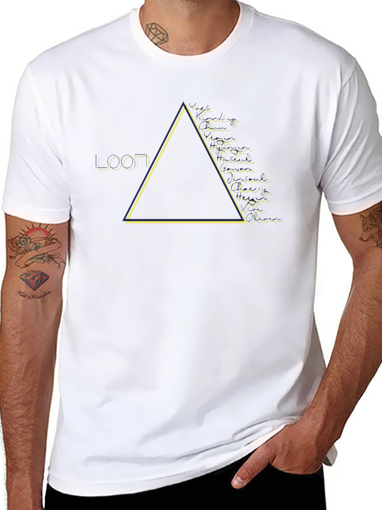 LOONA K-Pop Group Black Graphic T-Shirt