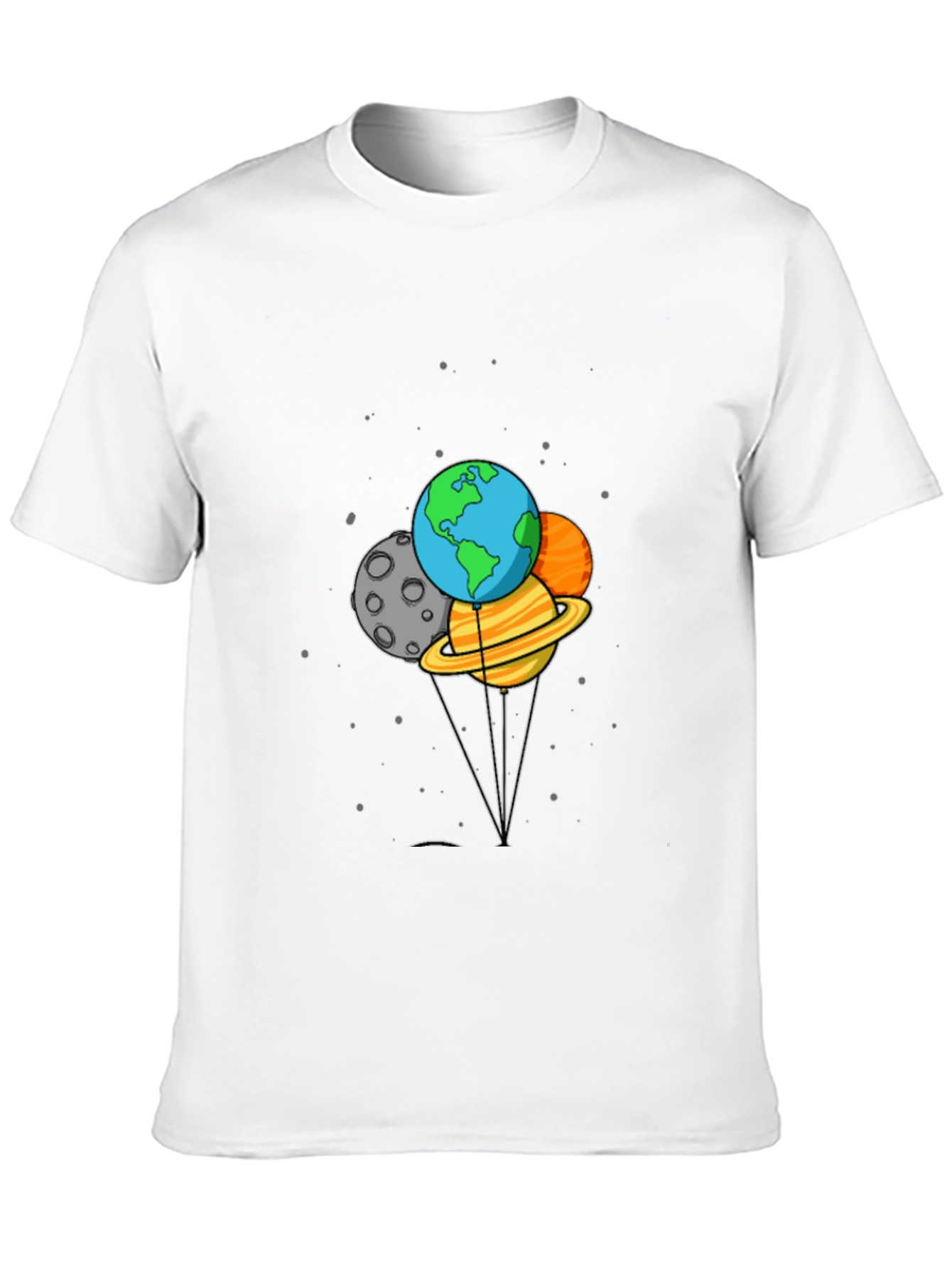 Planetary Balloon Ride Graphic T-Shirt