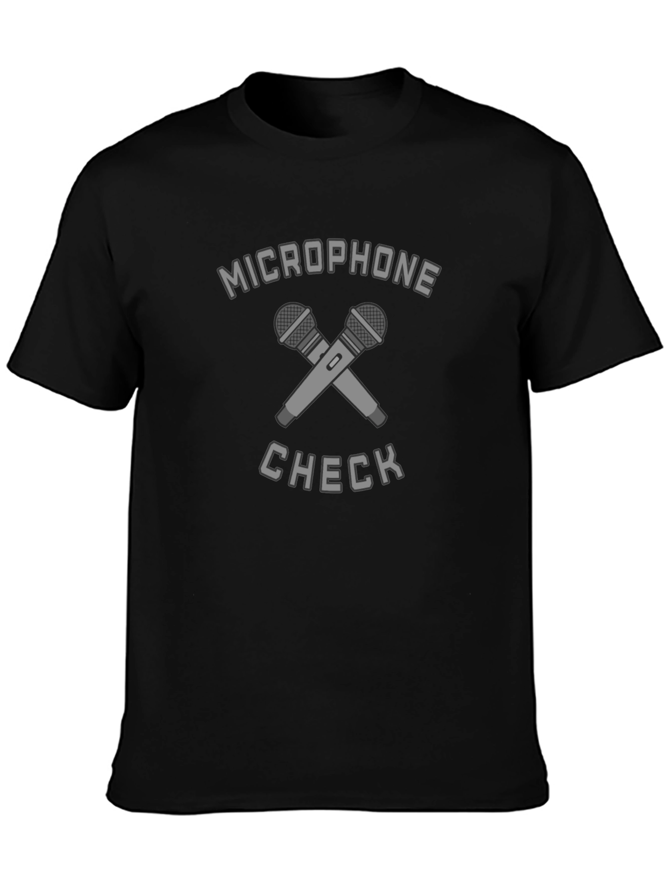 Microphone Check Graphic T-Shirt