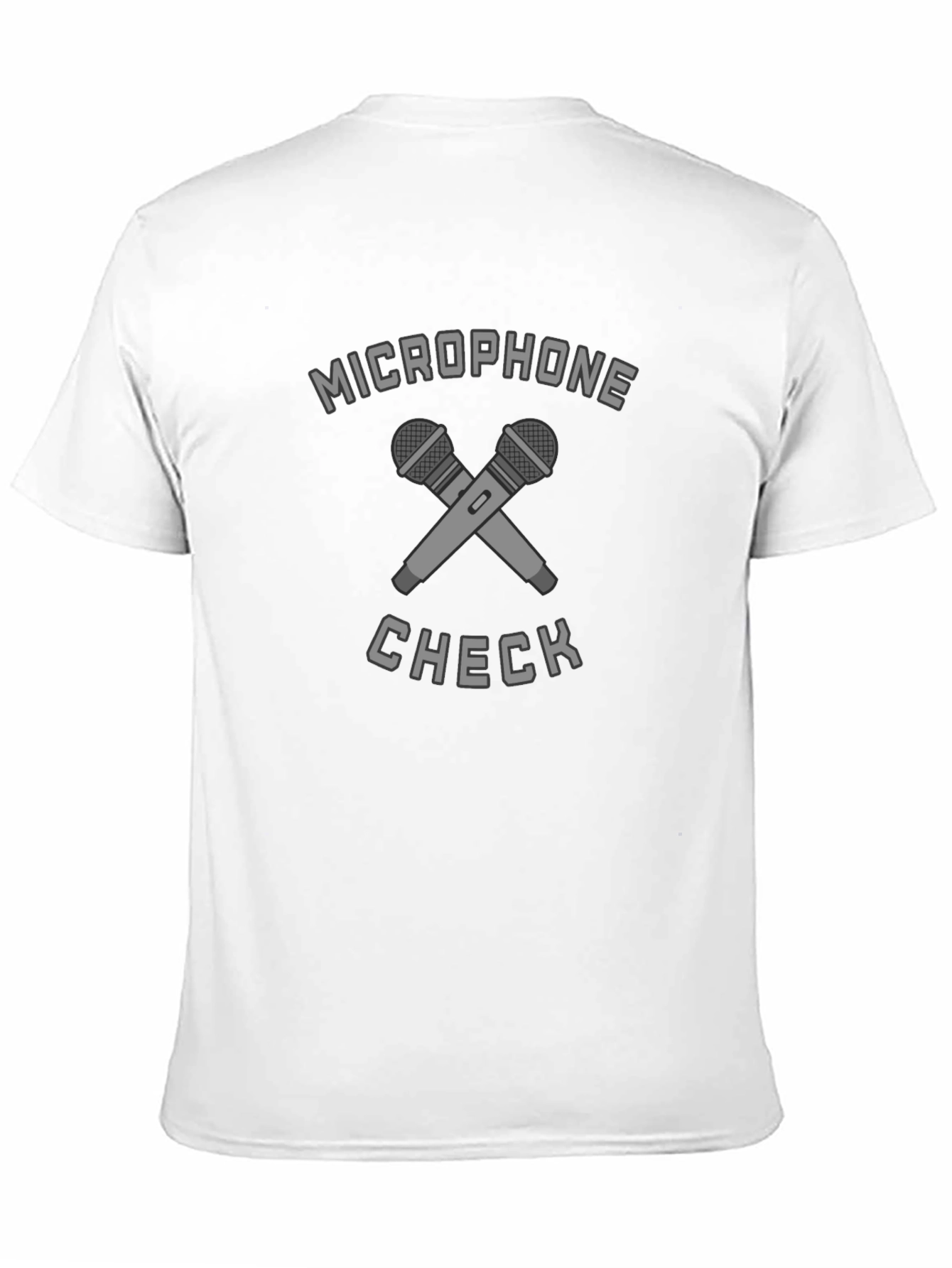 Microphone Check Graphic T-Shirt
