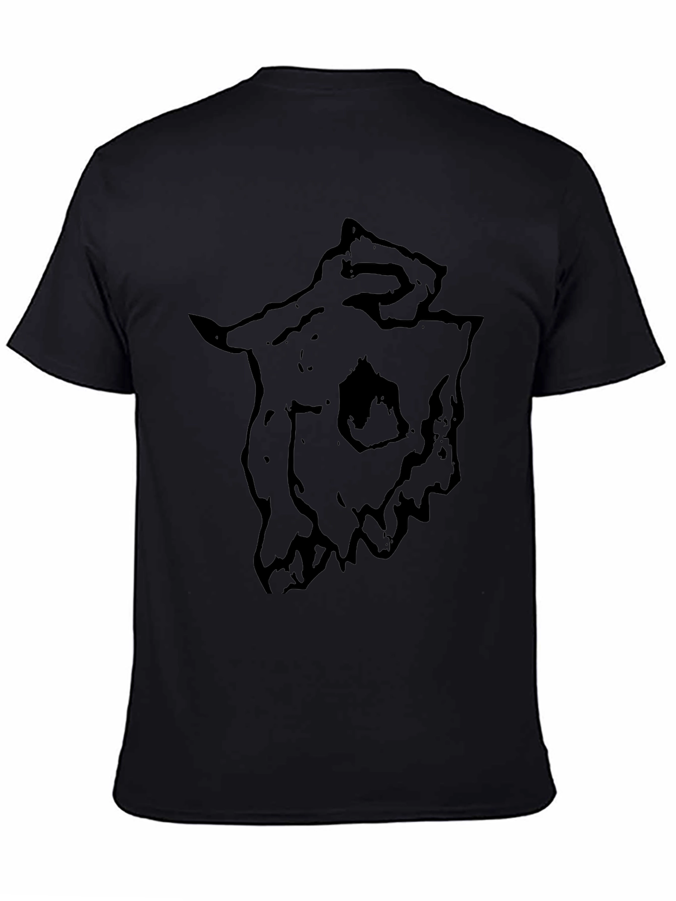 Dark Skull Graphic Tee - Mens Black T-Shirt