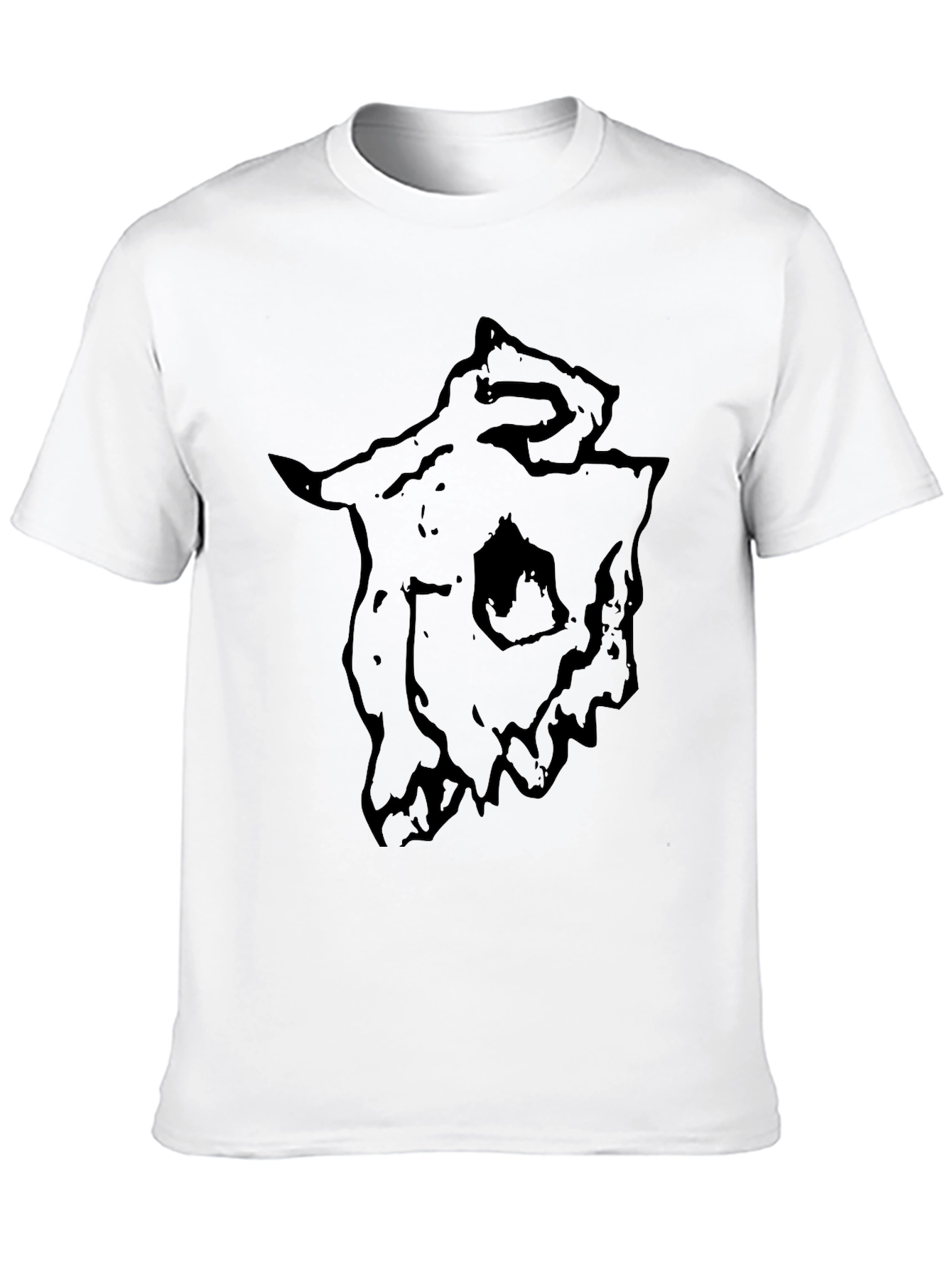 Dark Skull Graphic Tee - Mens Black T-Shirt