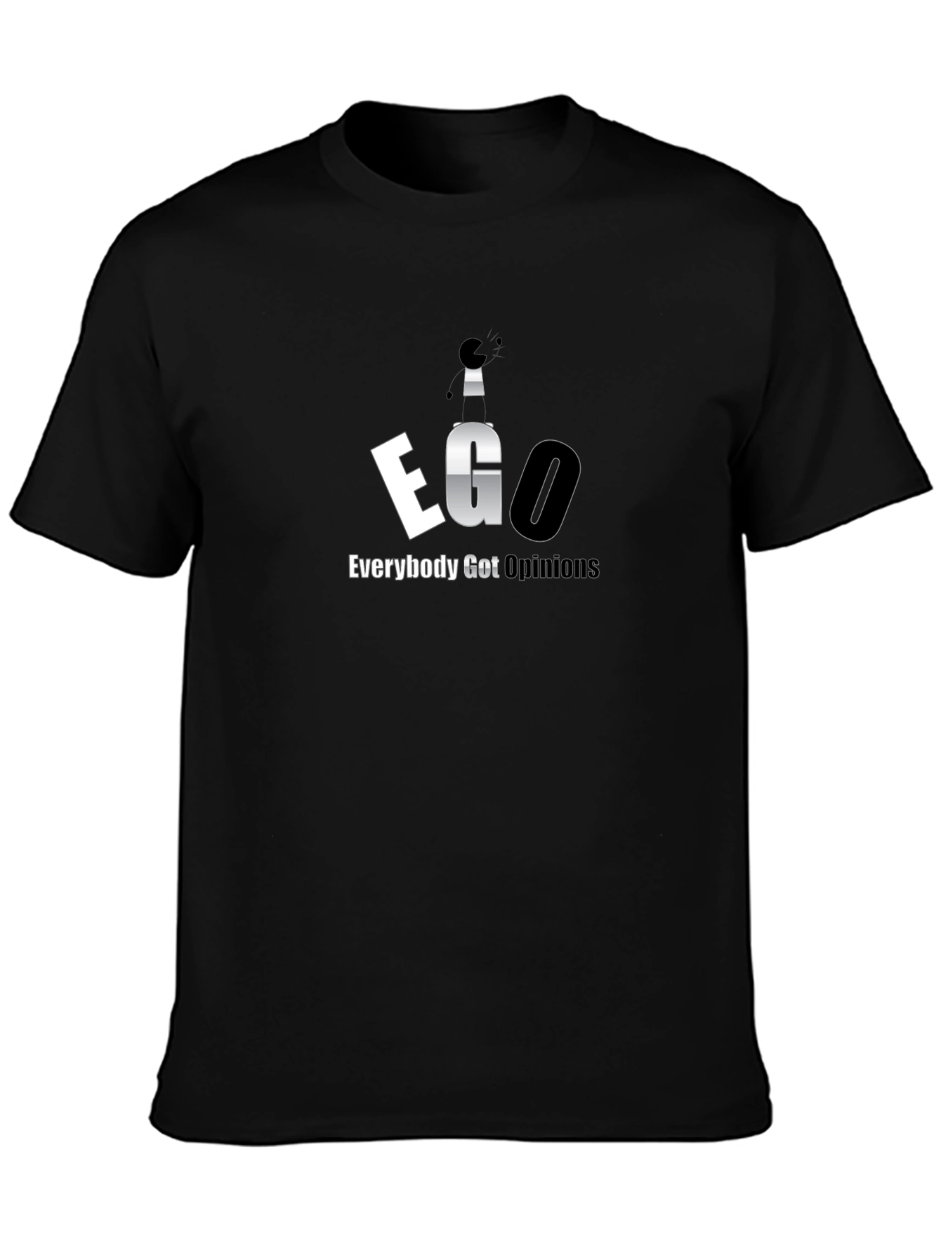 EGO Everybody Got Opinions Graphic T-Shirt