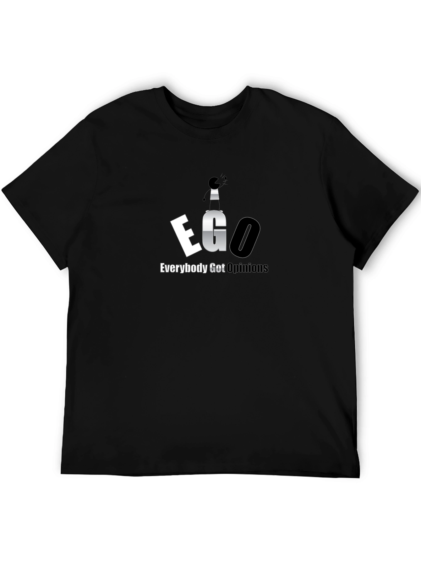 EGO Everybody Got Opinions Graphic T-Shirt