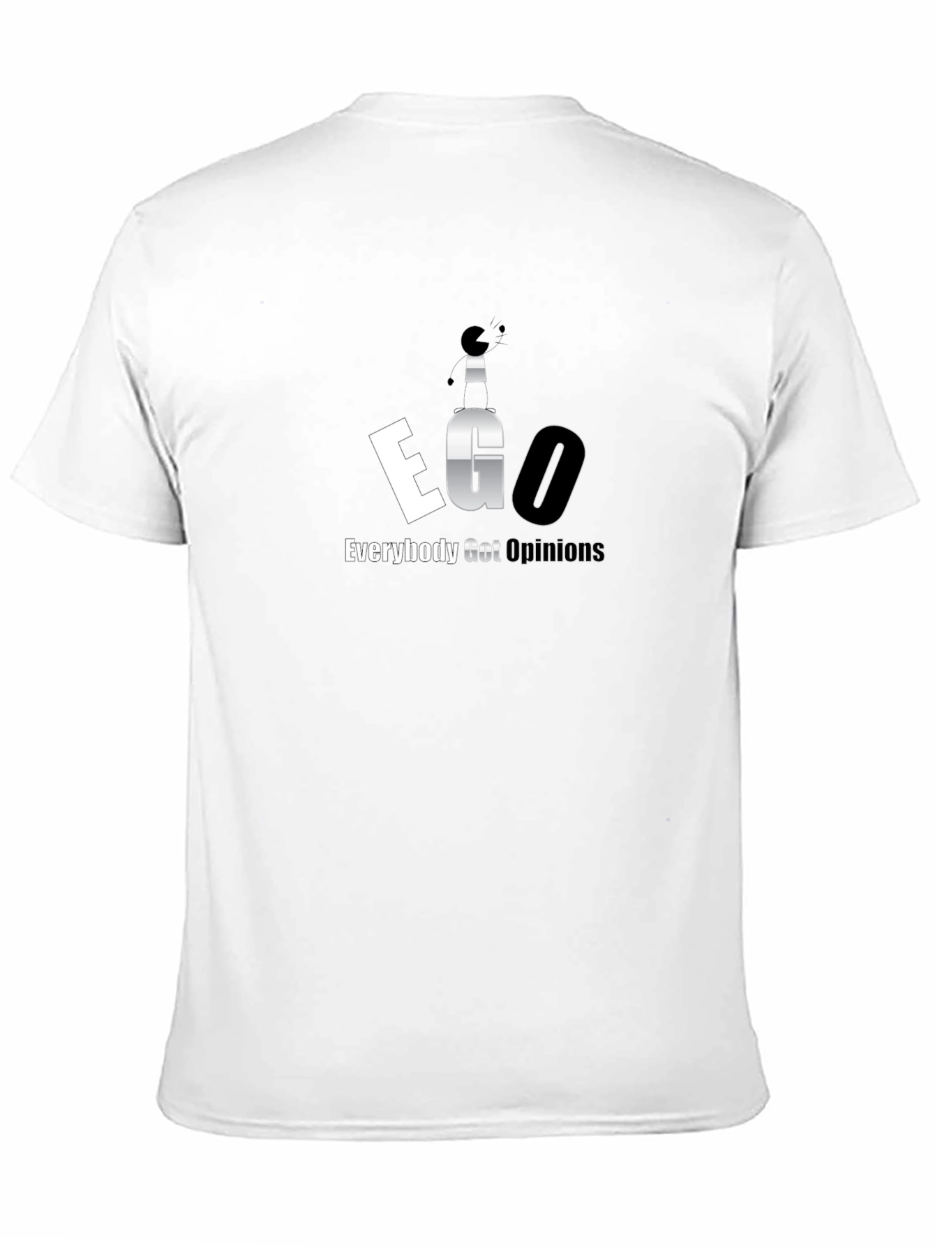EGO Everybody Got Opinions Graphic T-Shirt