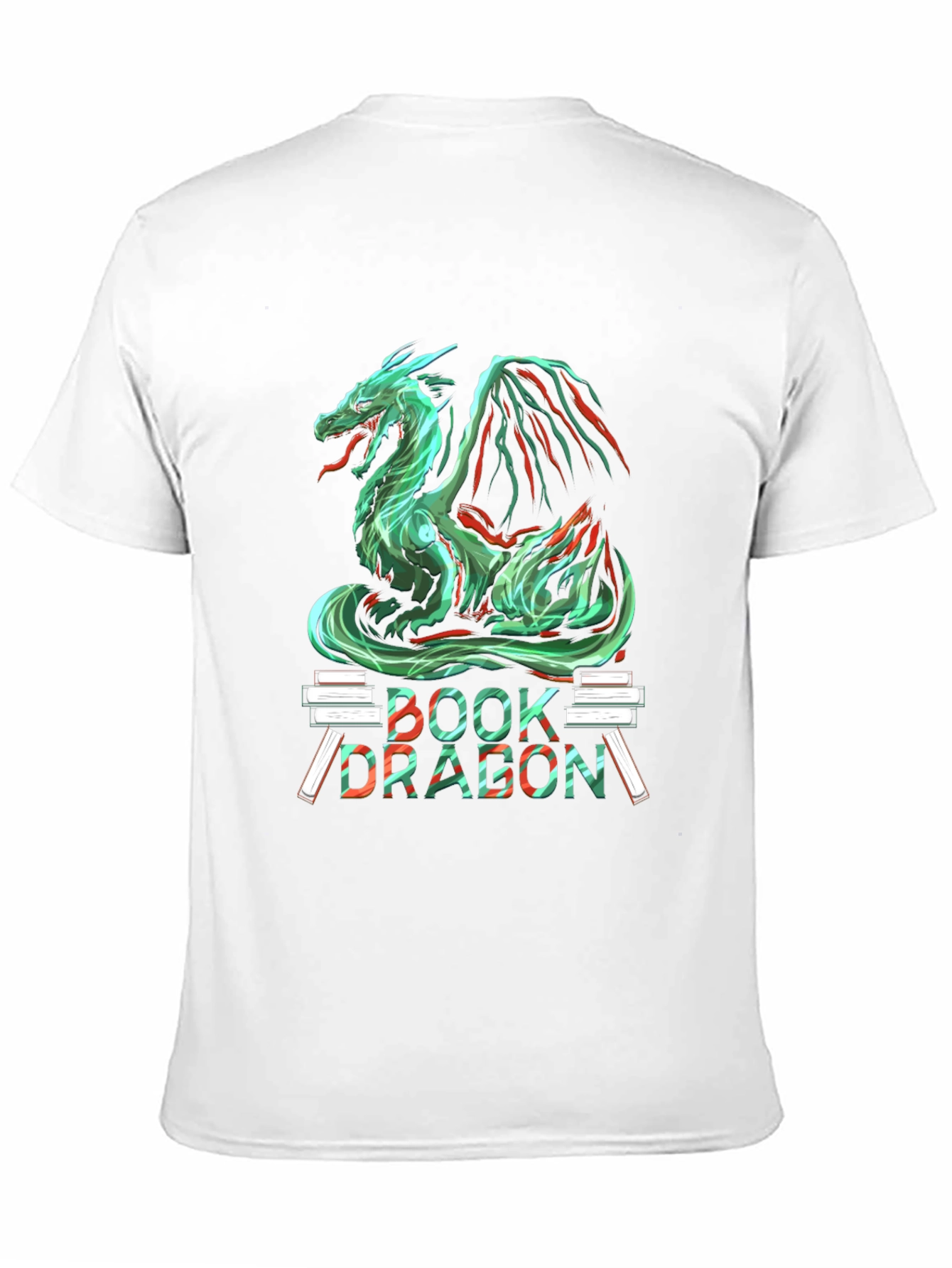 Book Dragon Graphic T-Shirt