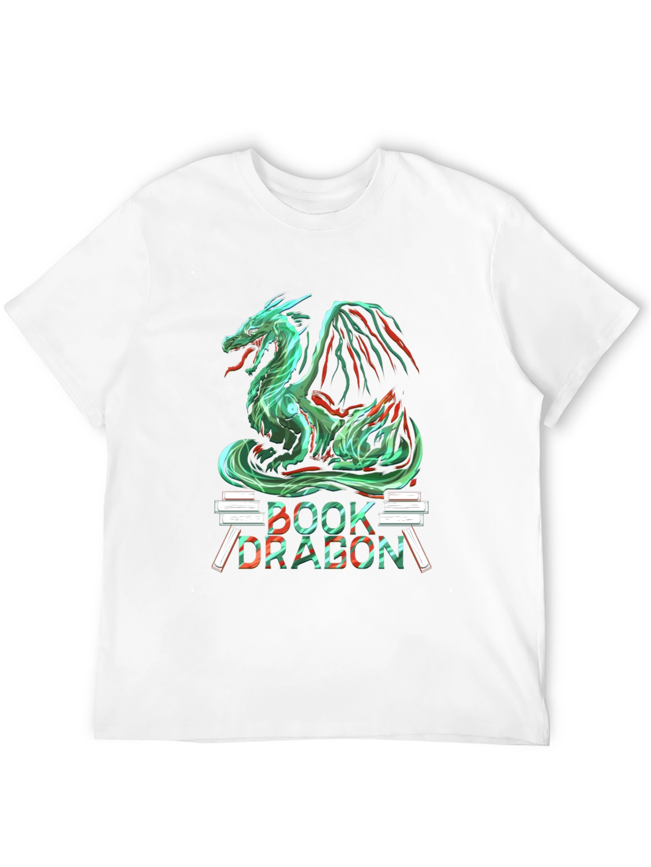 Book Dragon Graphic T-Shirt